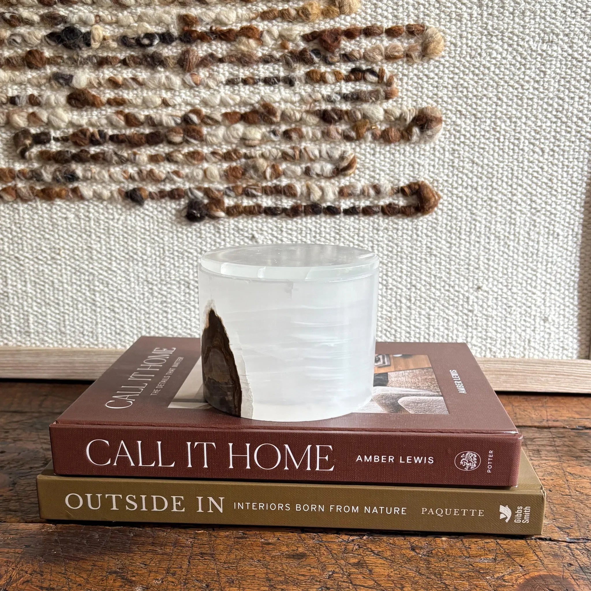 Lidded White Onyx Box