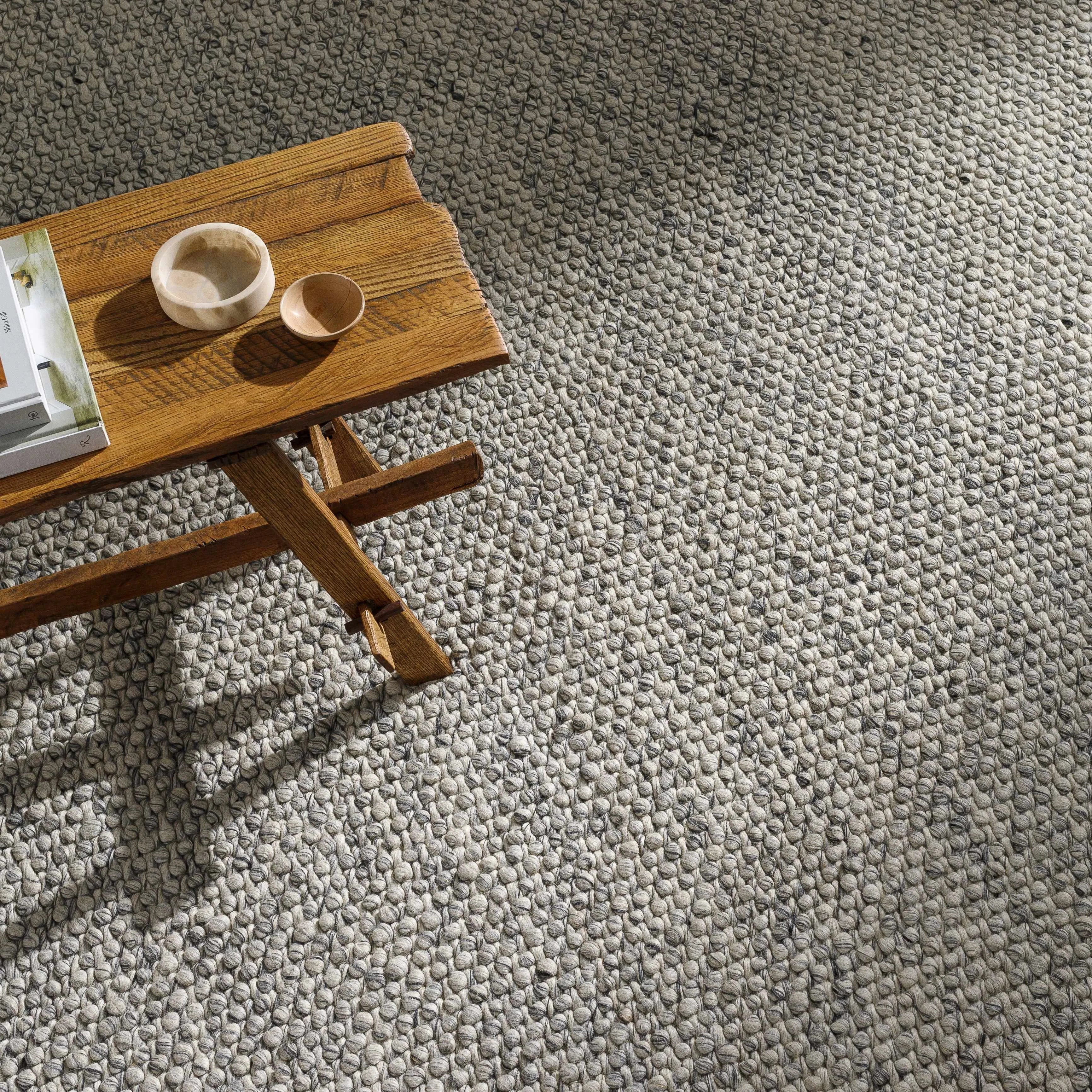 Lucerne Gray LNE-1001 Wool Rug