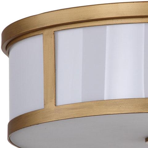 Safavieh Avery Antique Gold Ceiling Drum Light