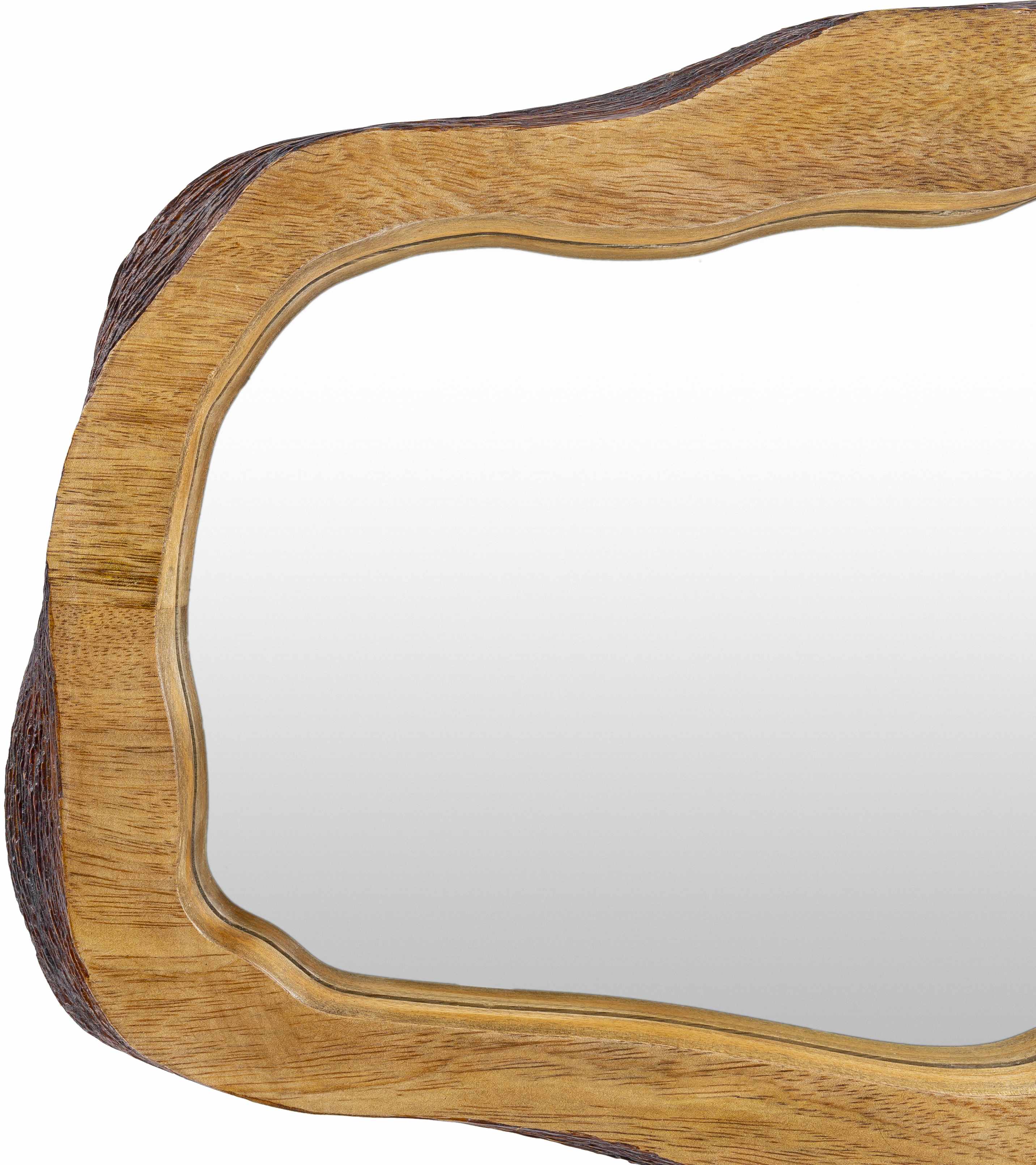 Louiseville Gold Frame Round Mirror