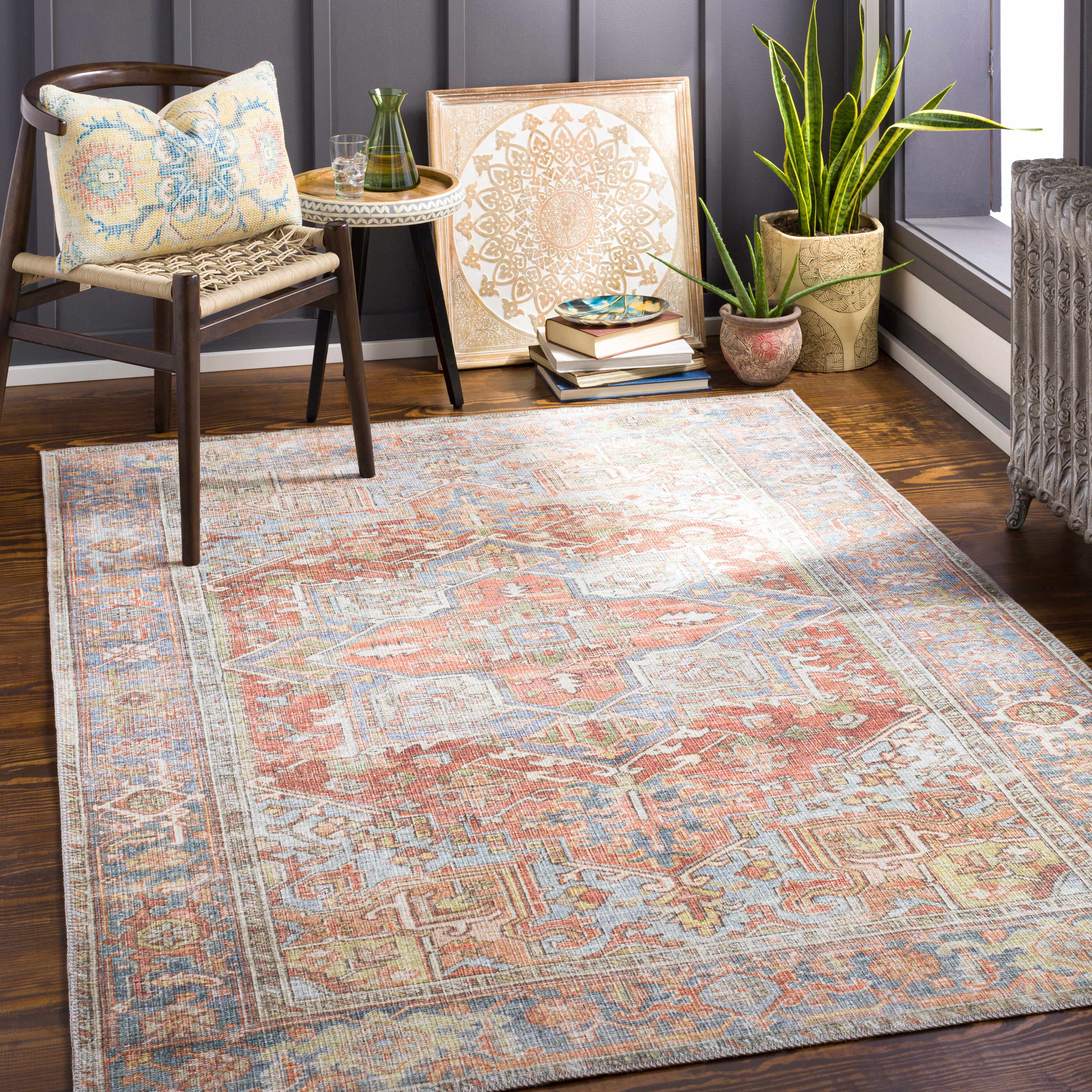 Maayon Machine Woven Polyester Rug