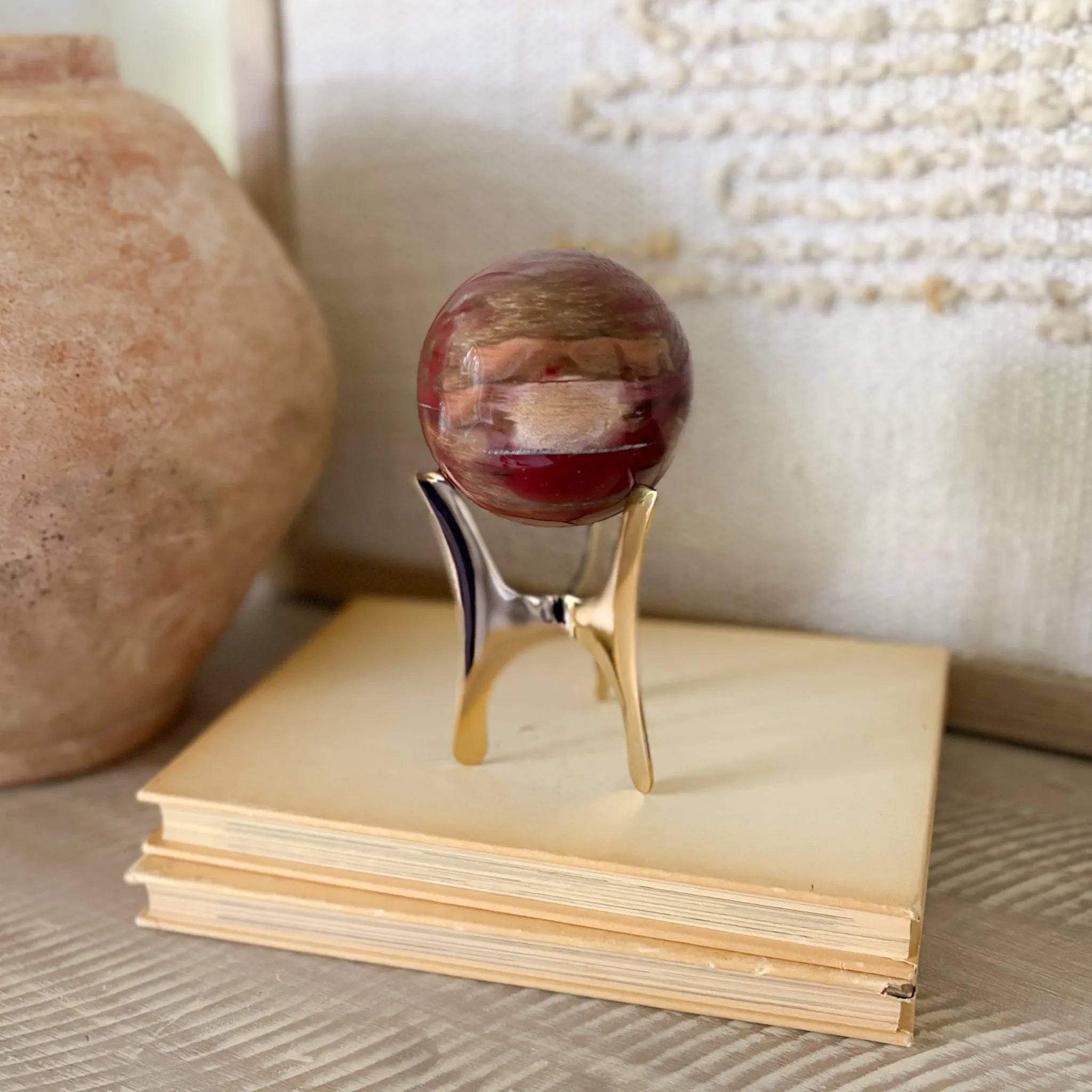 Madagascar Petrified Wood Sphere