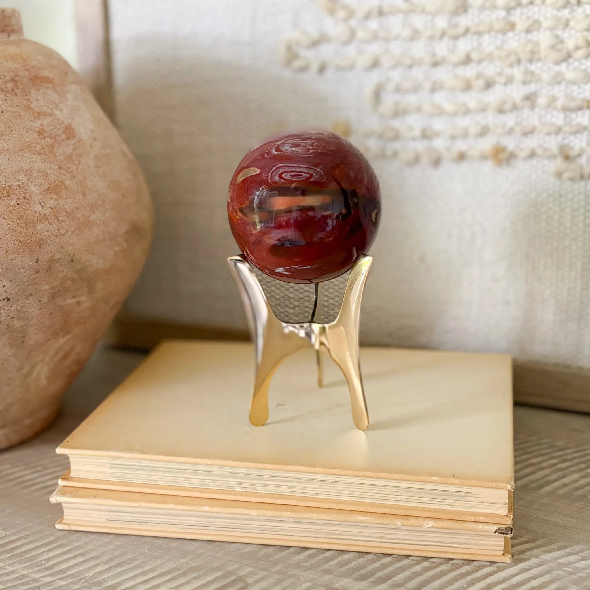 Madagascar Petrified Wood Sphere