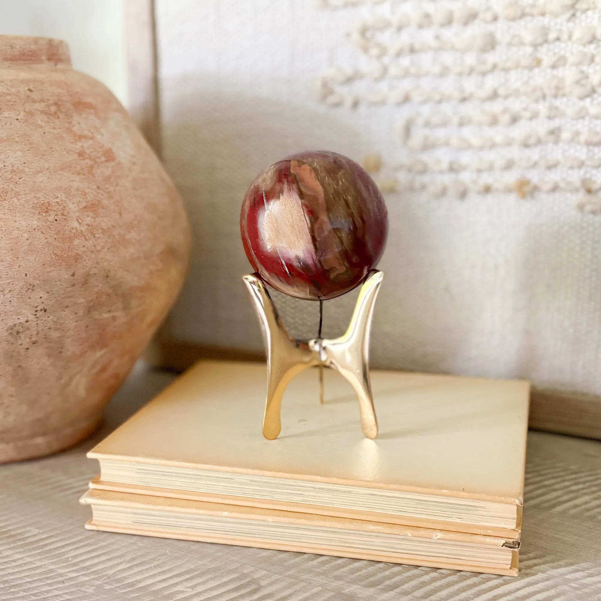 Madagascar Petrified Wood Sphere