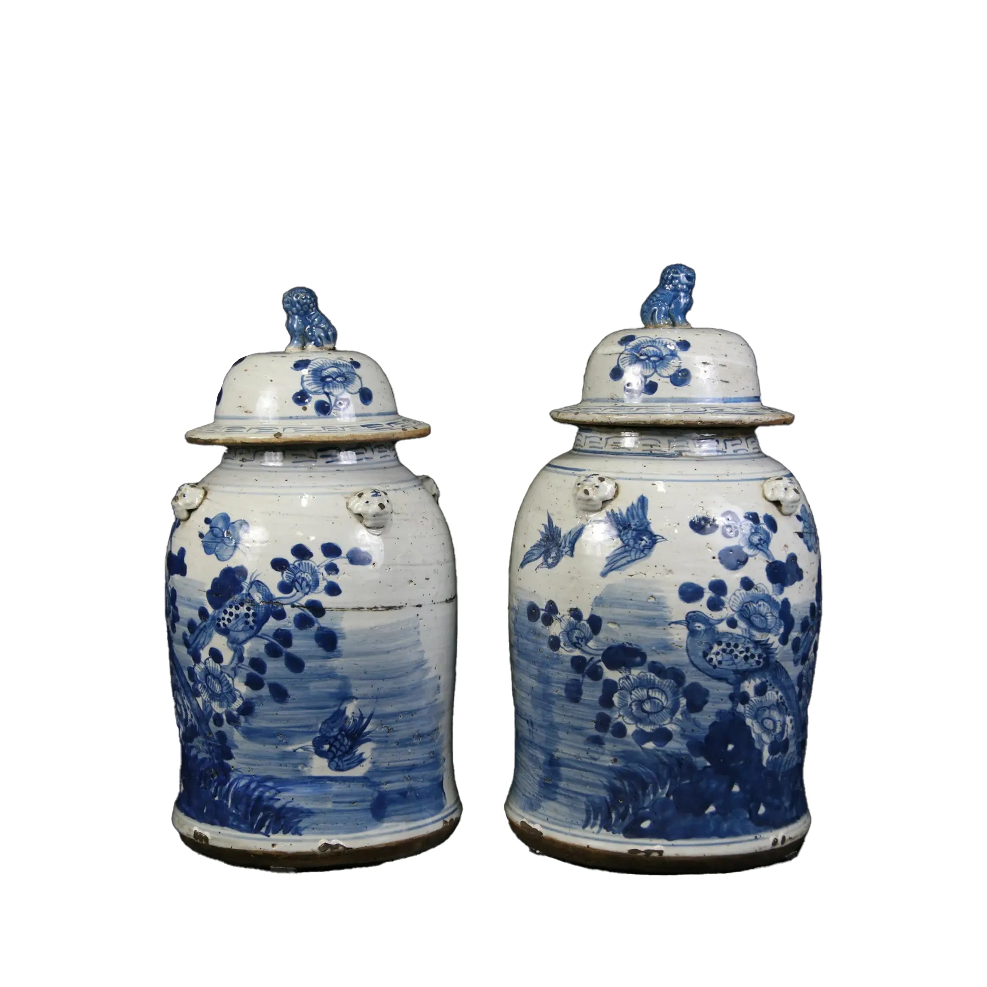 Pair of Chinese Temple Jars