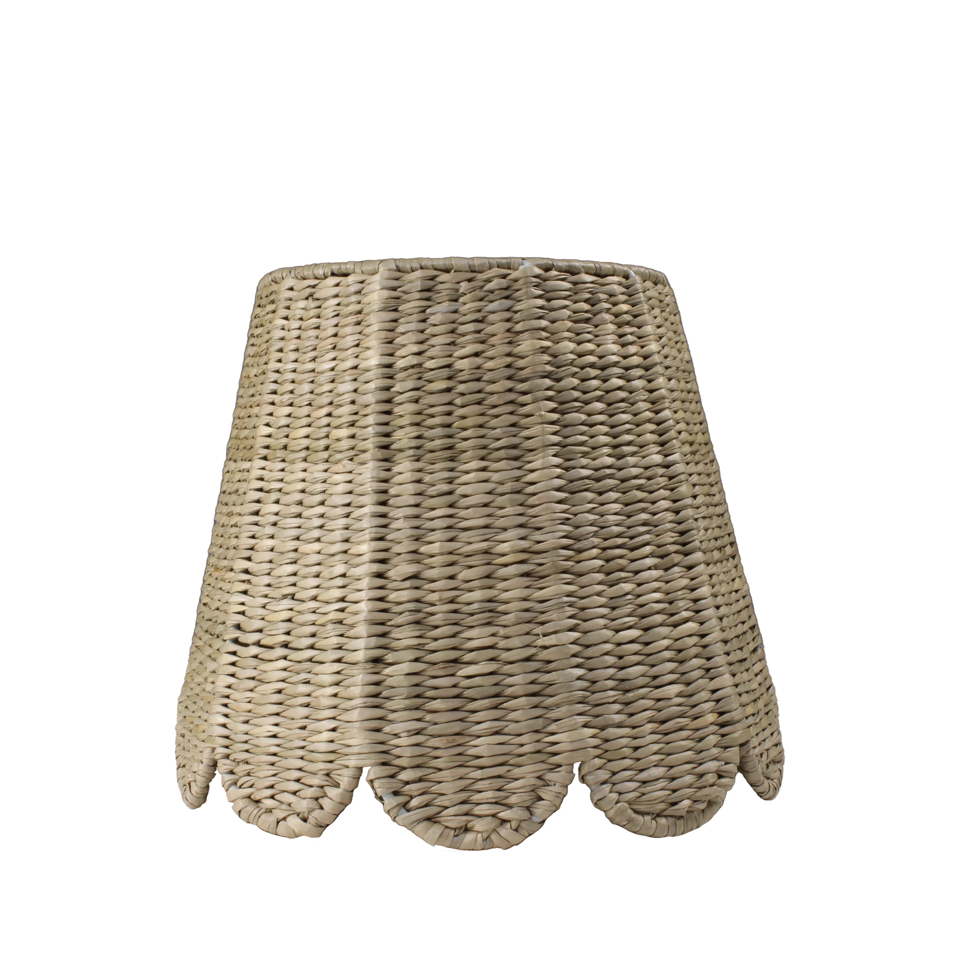 Seagrass Shade Cover (Scalloped in Natural)