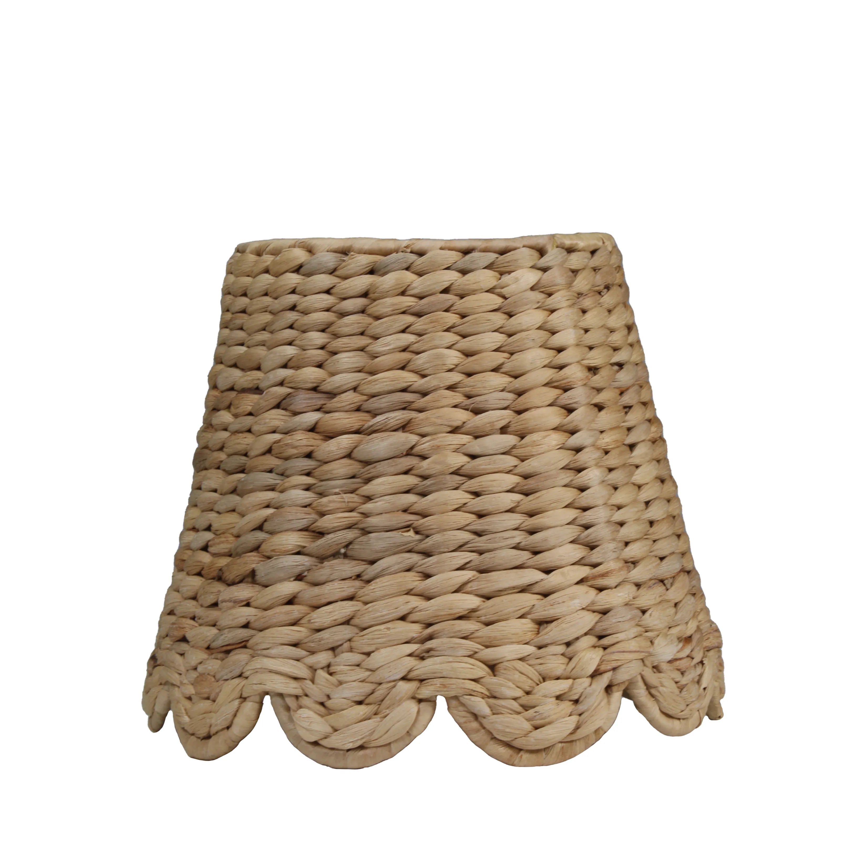 Water Hyacinth Shade Cover (Scalloped in Natural)