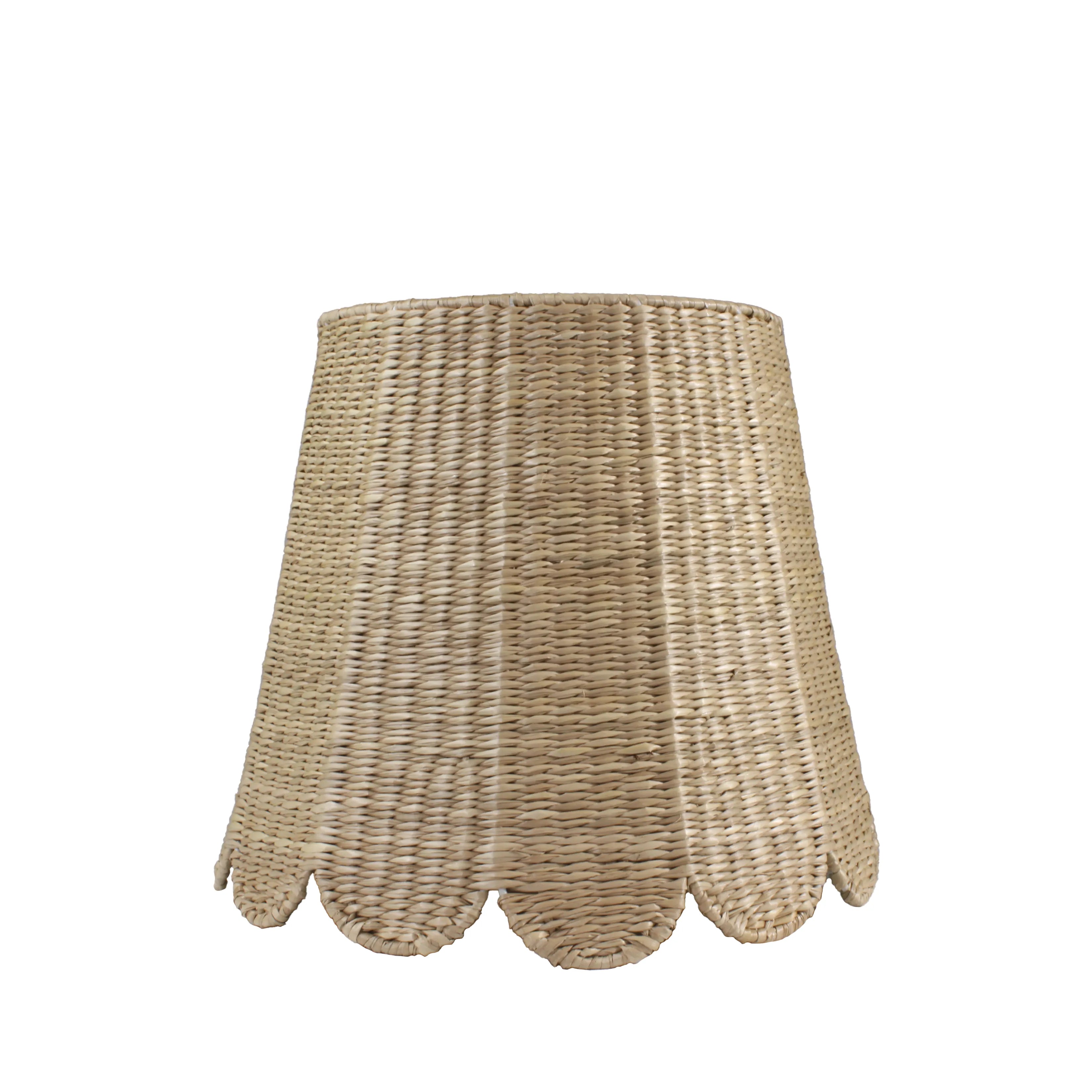 Seagrass Shade Cover (Scalloped in Natural)