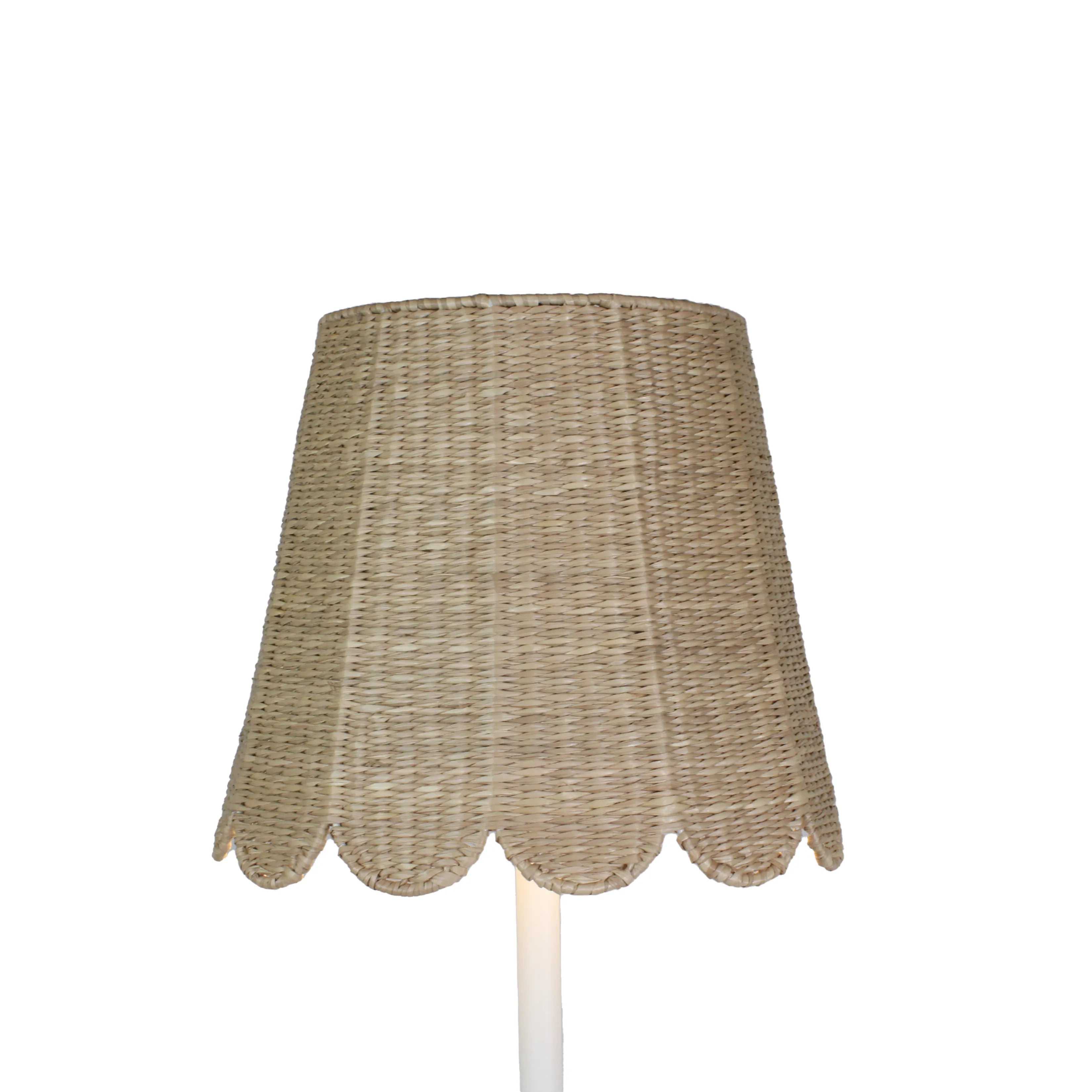 Seagrass Shade Cover (Scalloped in Natural)