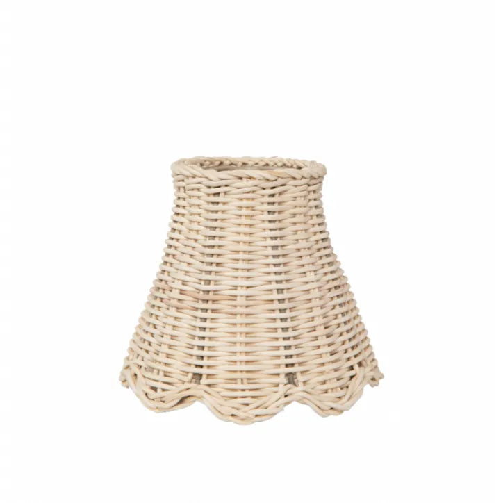 Petite Handwoven Lampshades (Scalloped Base)