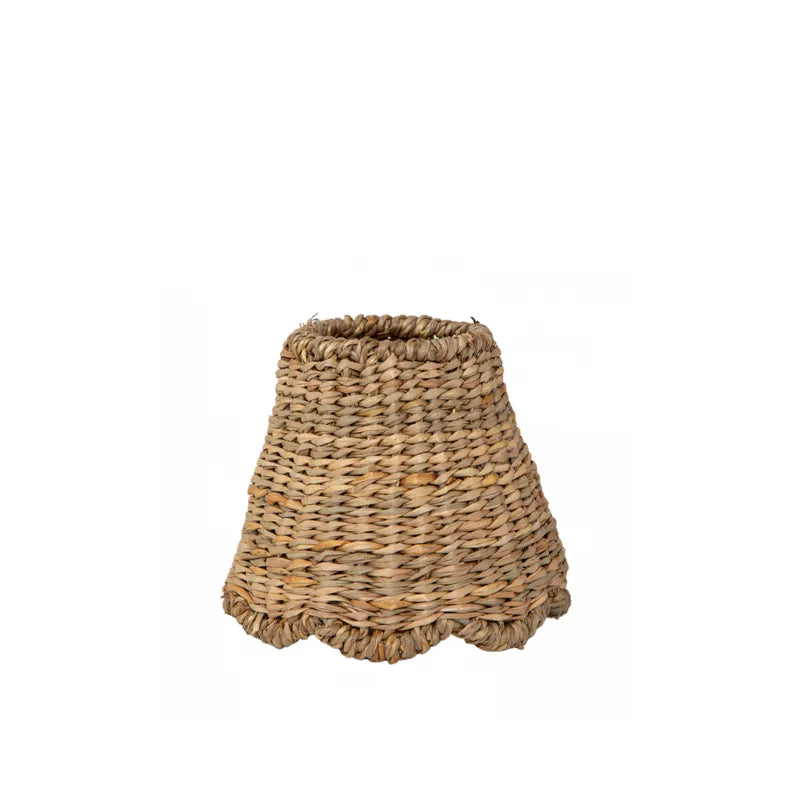 Petite Handwoven Lampshades (Scalloped Base)