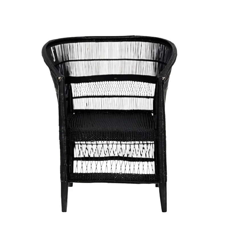 Malawi Cane Chair - Black