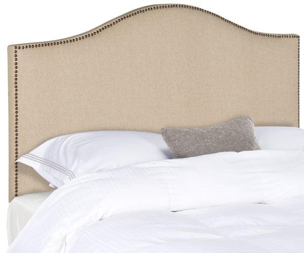 Safavieh Connie Hemp Headboard Brass Nail Head