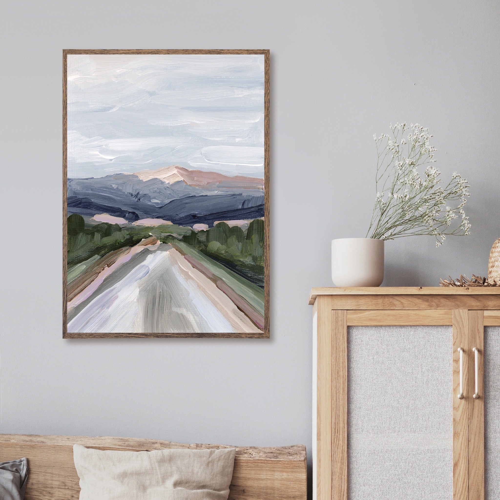 "Mist on the Mountain" Art Print