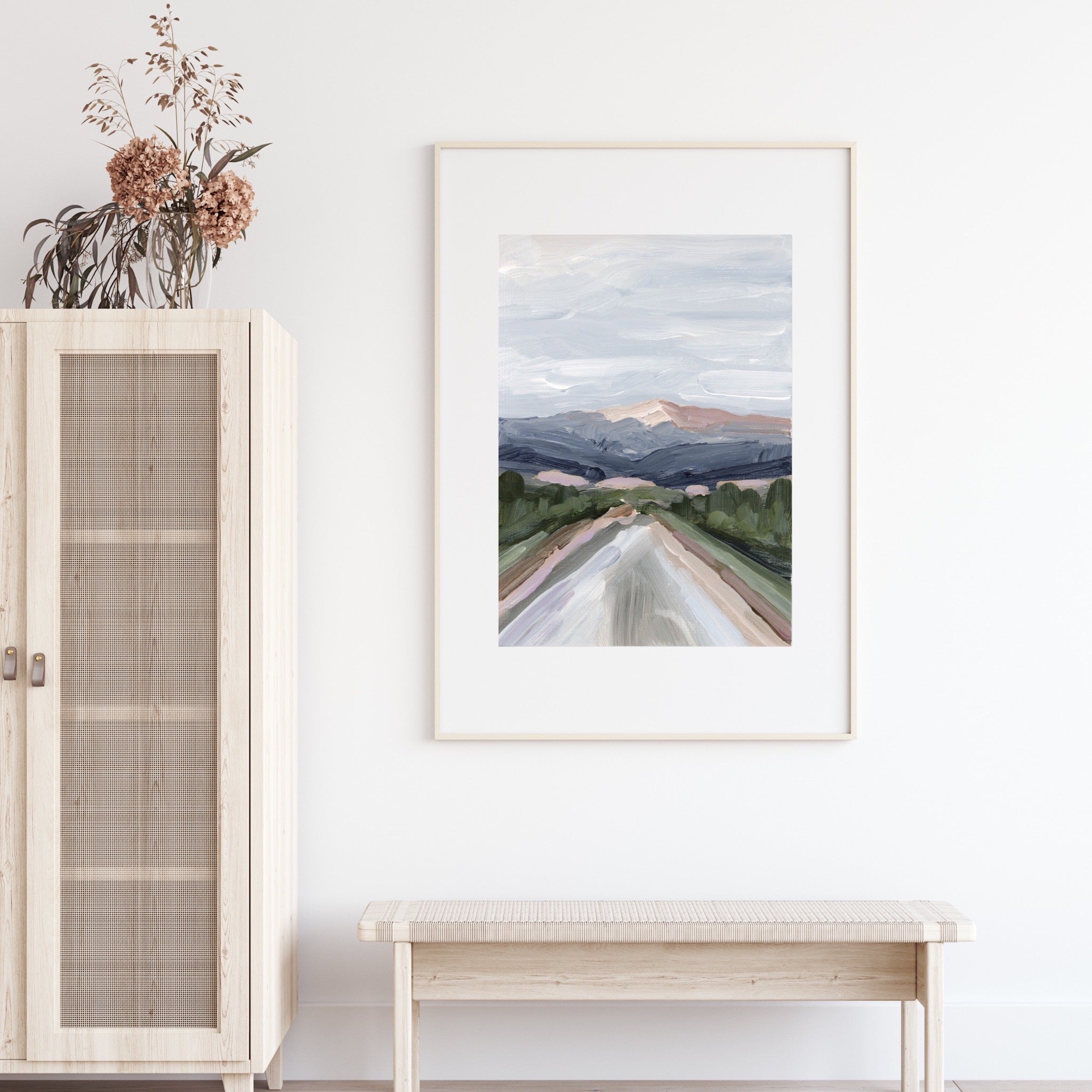 "Mist on the Mountain" Art Print