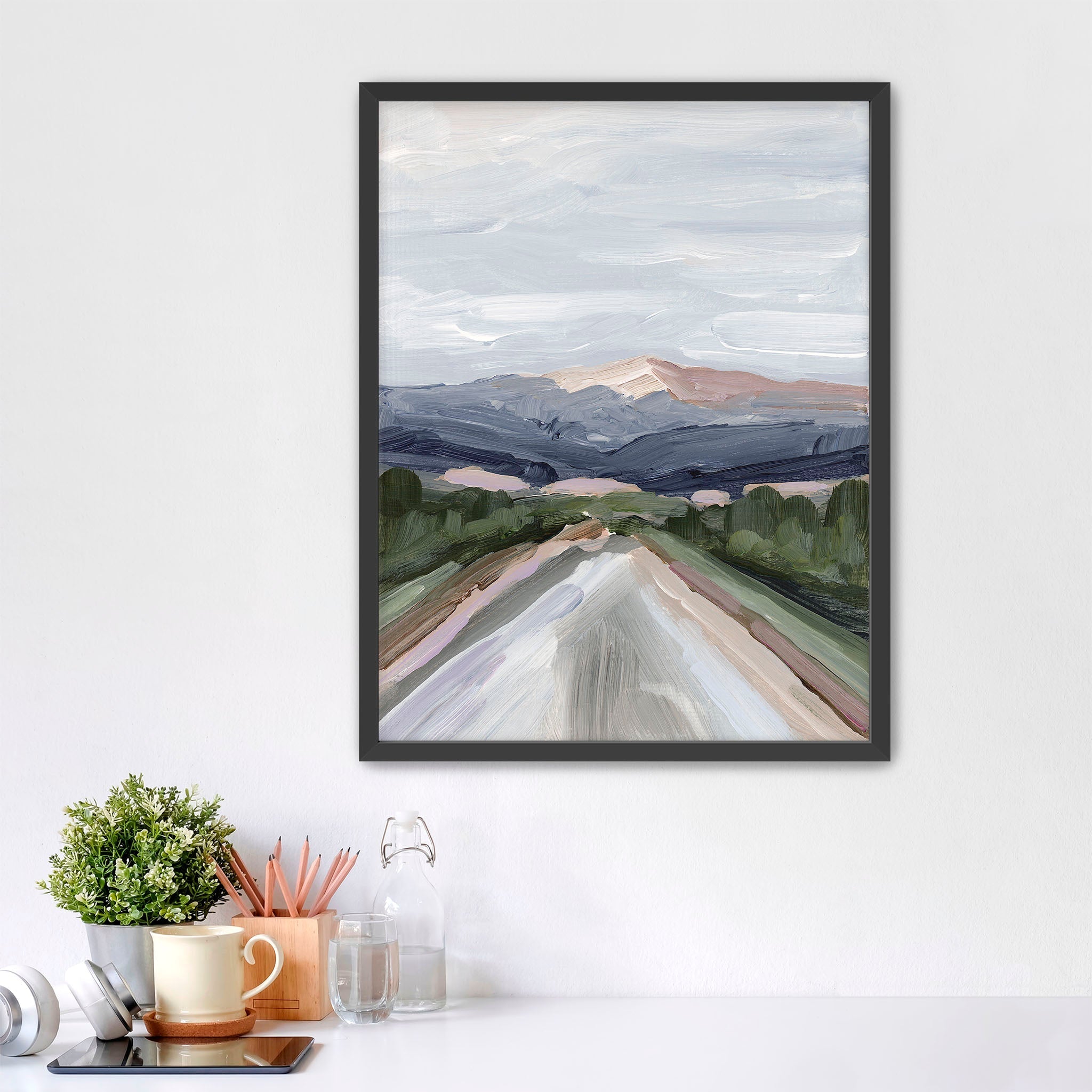 "Mist on the Mountain" Art Print