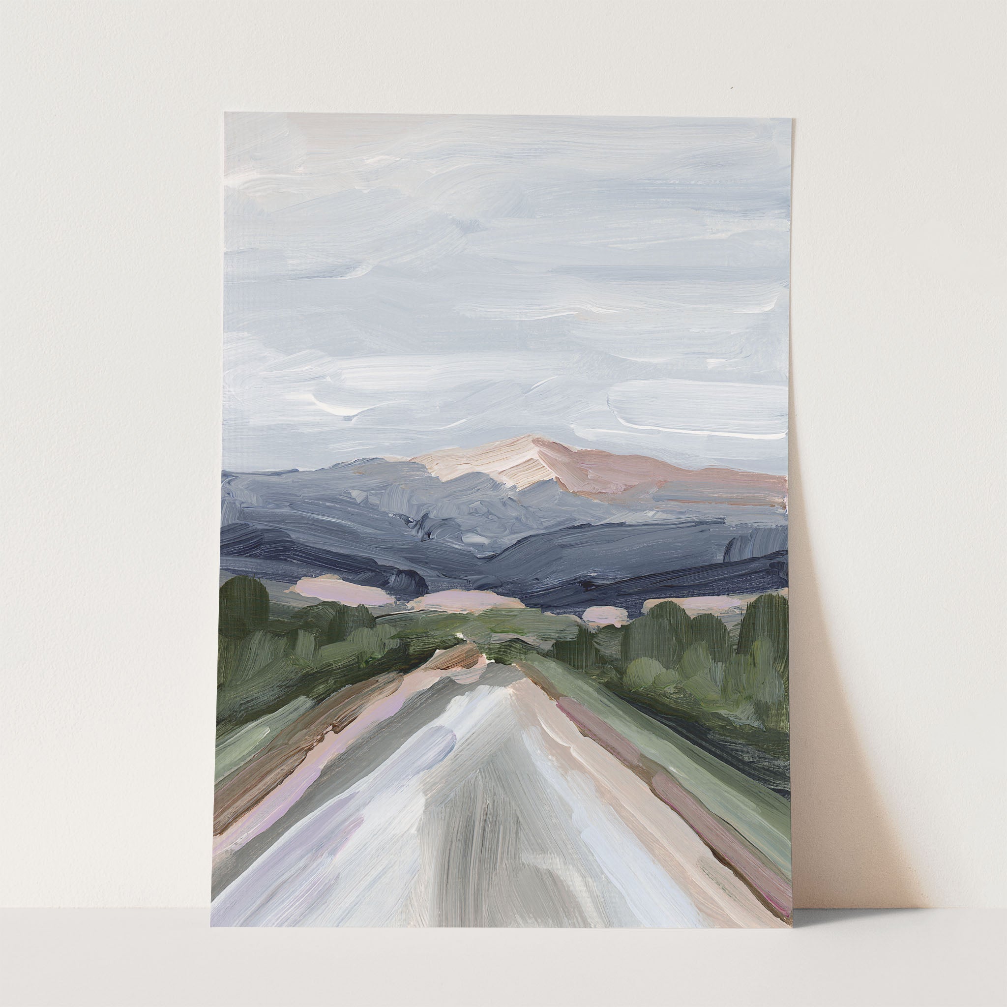 "Mist on the Mountain" Art Print