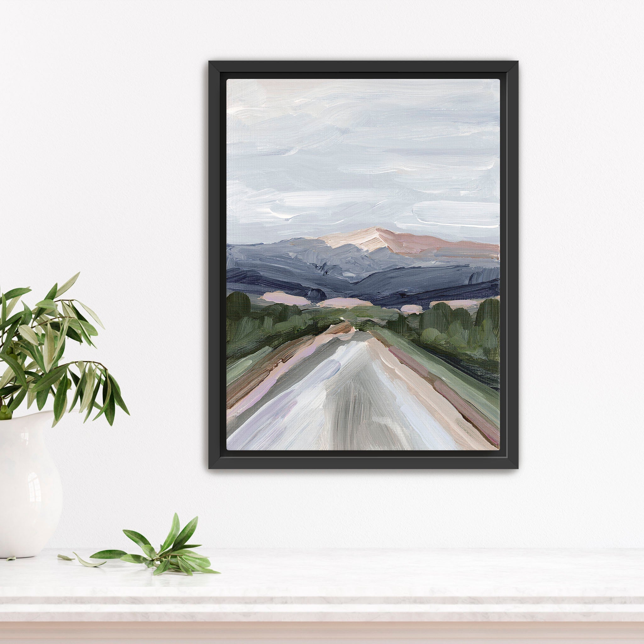 "Mist on the Mountain" Art Print