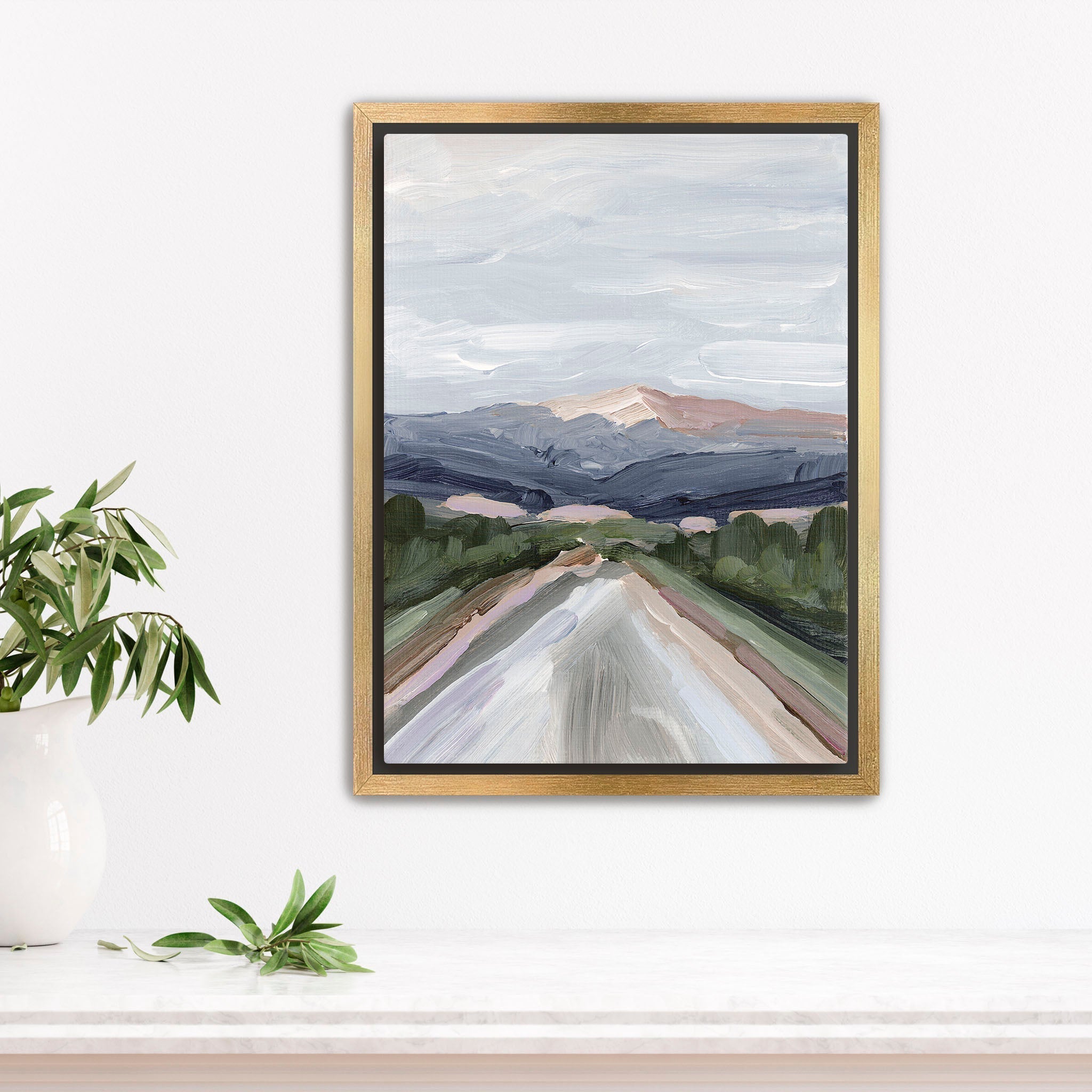 "Mist on the Mountain" Art Print