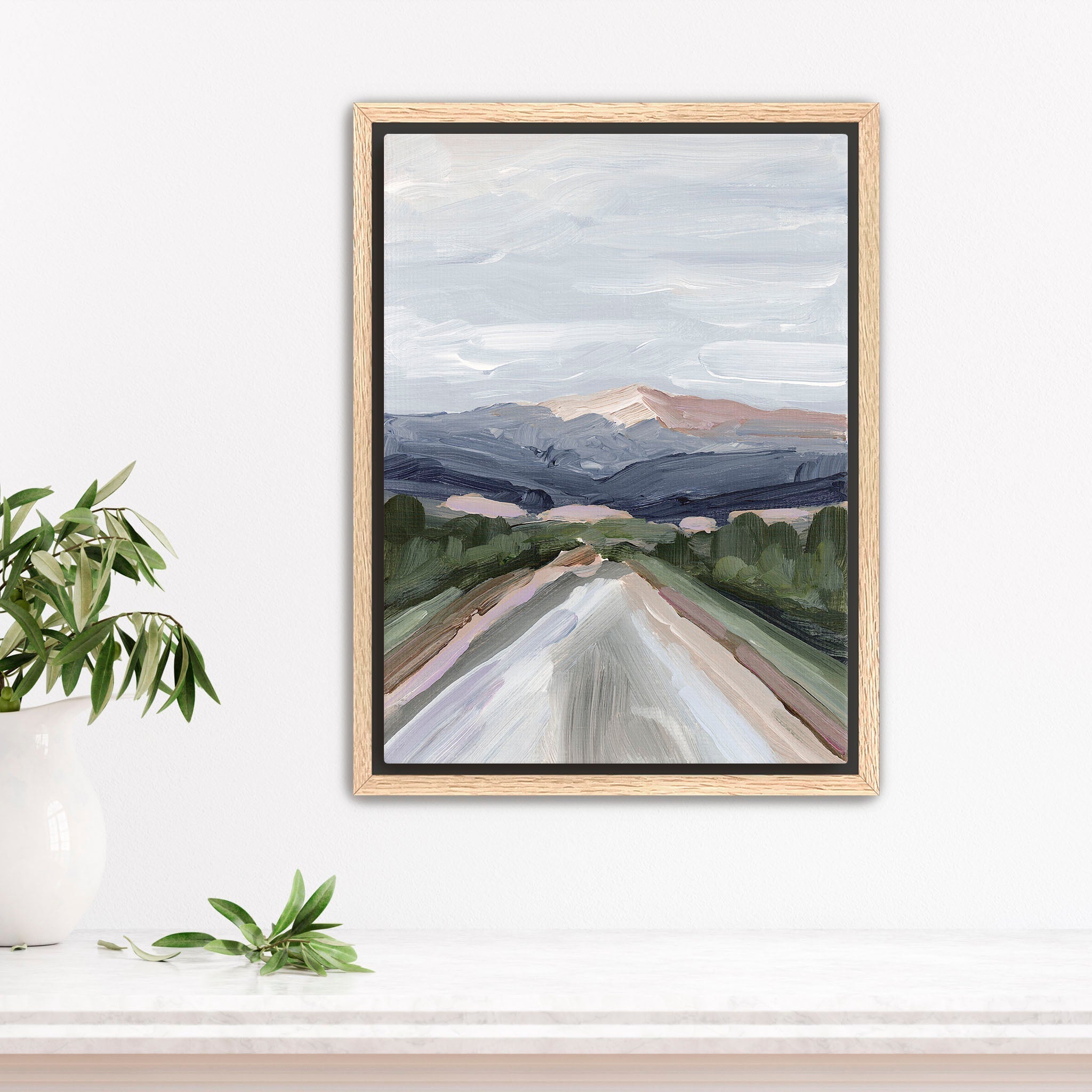 "Mist on the Mountain" Art Print