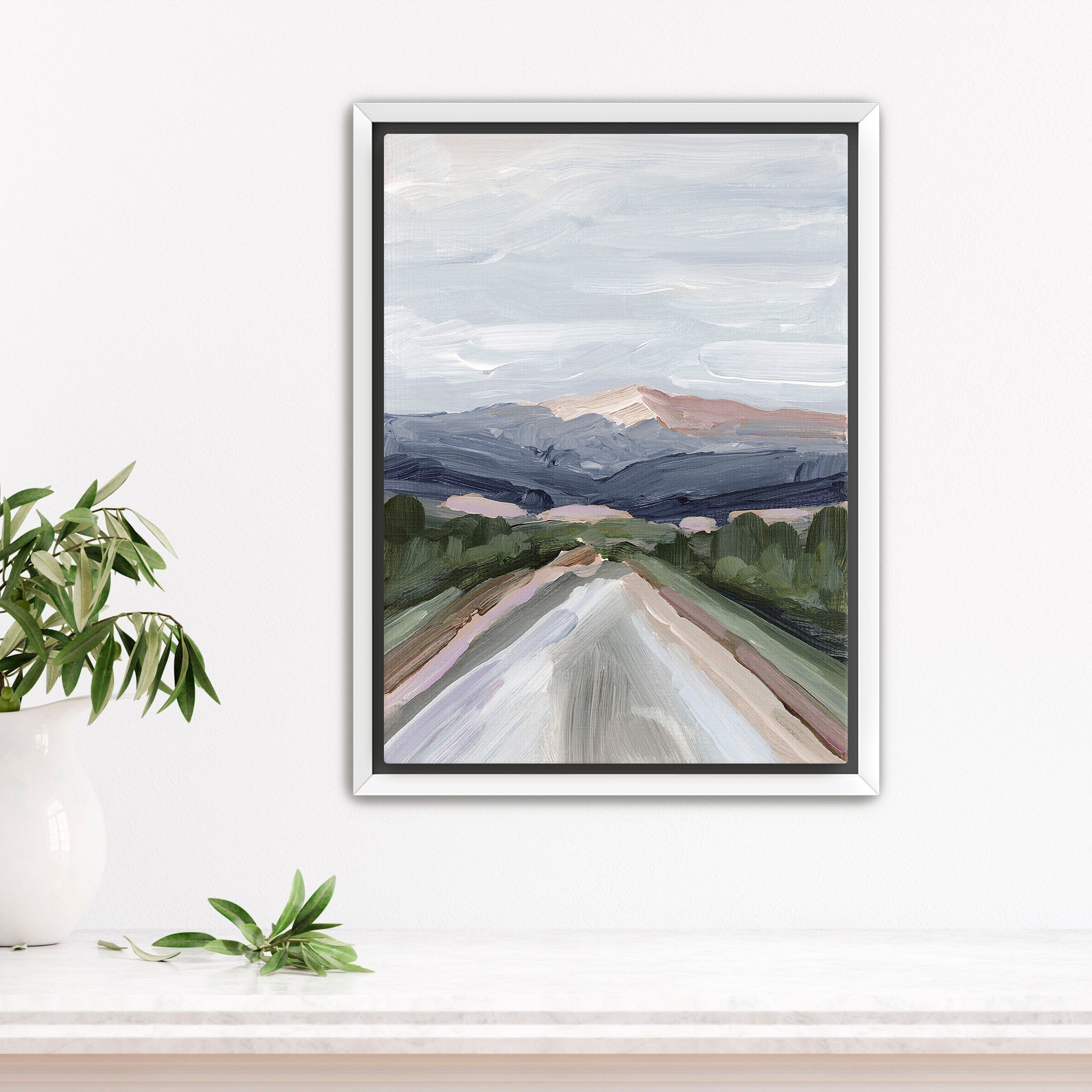 "Mist on the Mountain" Art Print