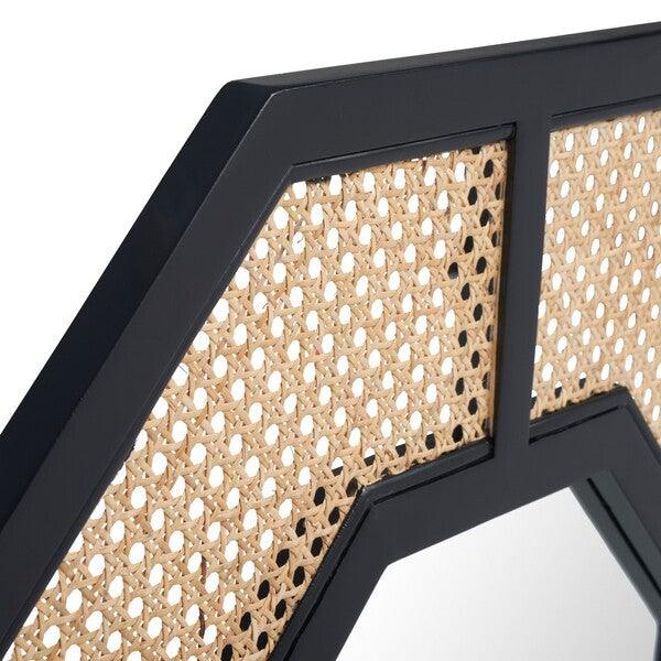 Safavieh Jarvie Black-Natural Mirror