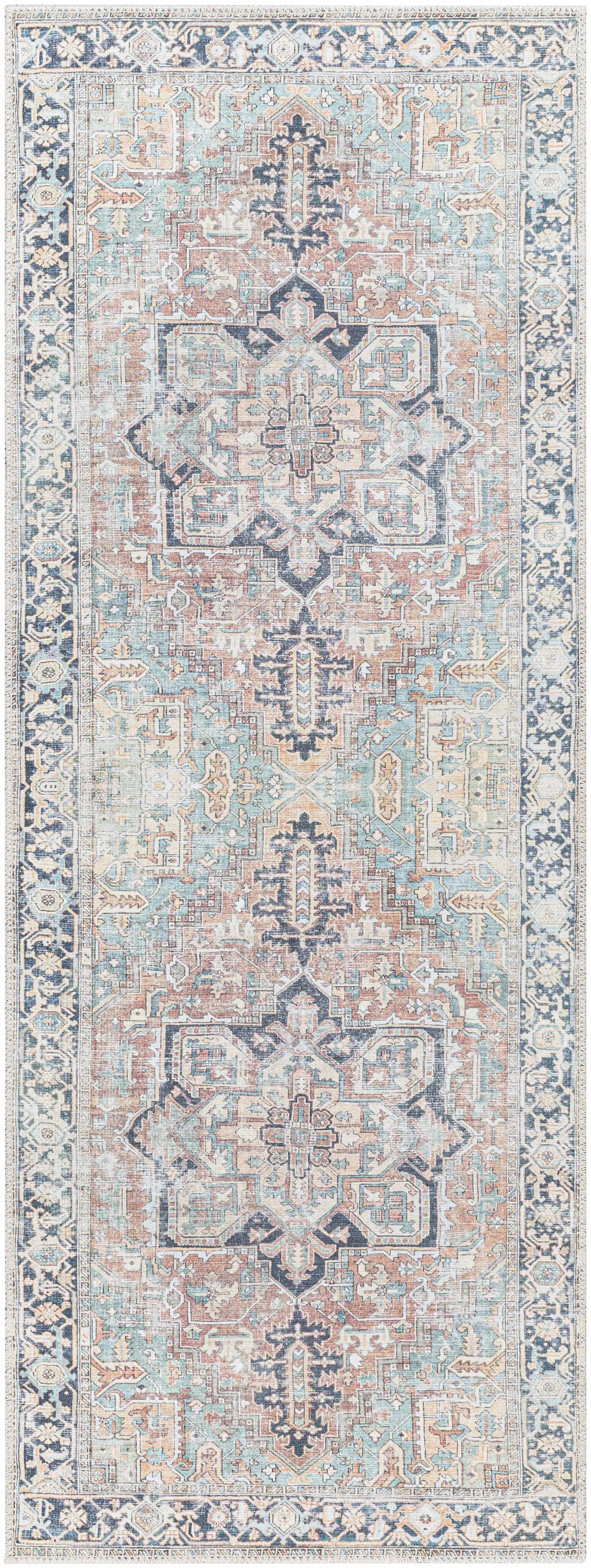 Nisa Vintage Washable Area Rug