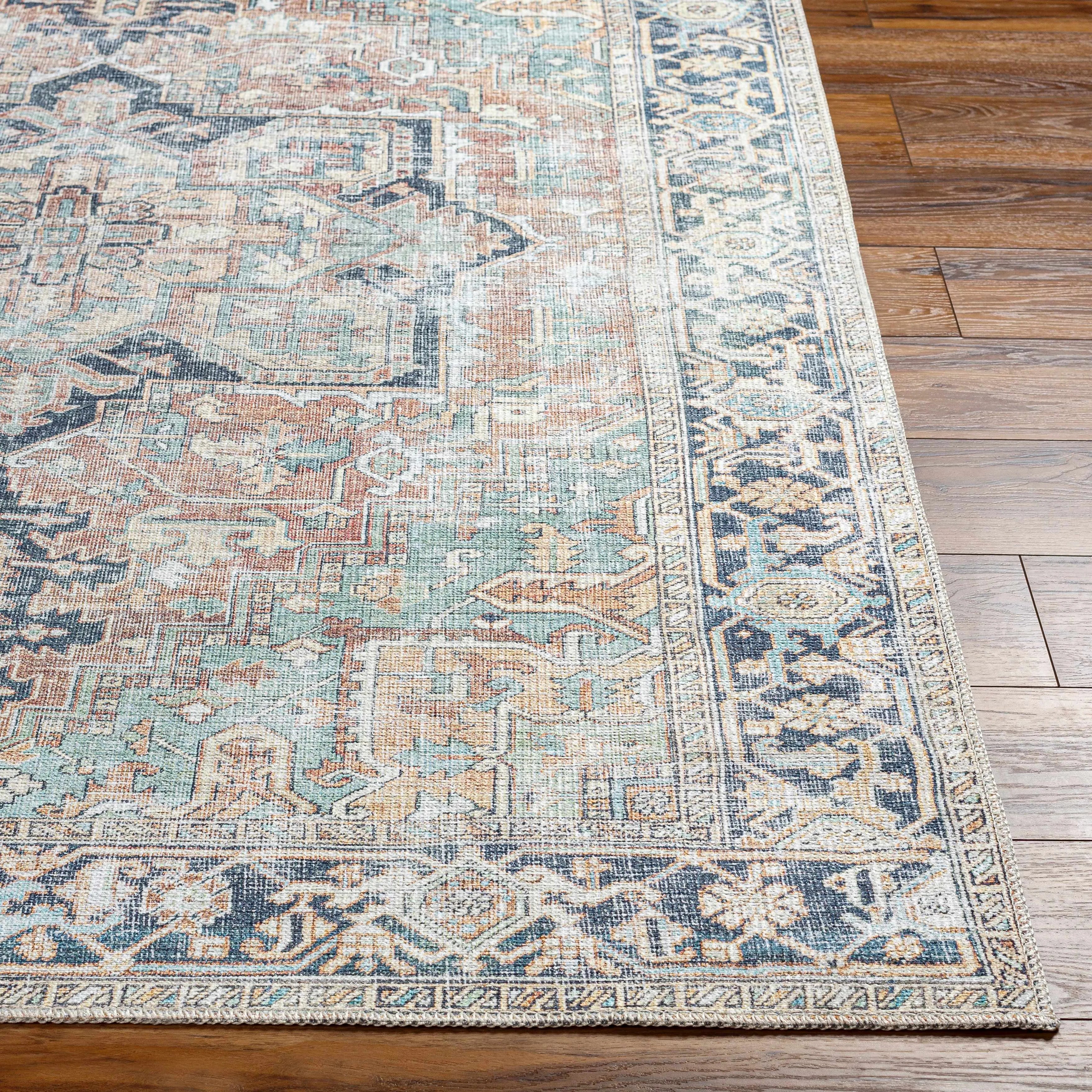 Nisa Vintage Washable Area Rug