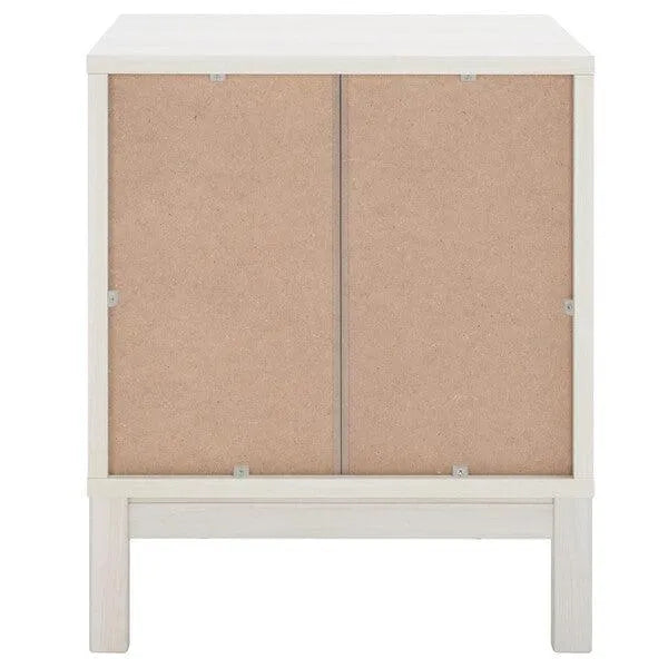 Safavieh Galio White-Gold 2 Drawer Nightstand