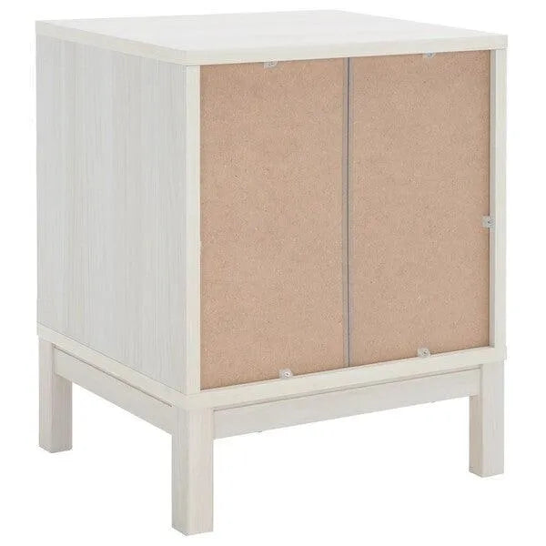 Safavieh Galio White-Gold 2 Drawer Nightstand