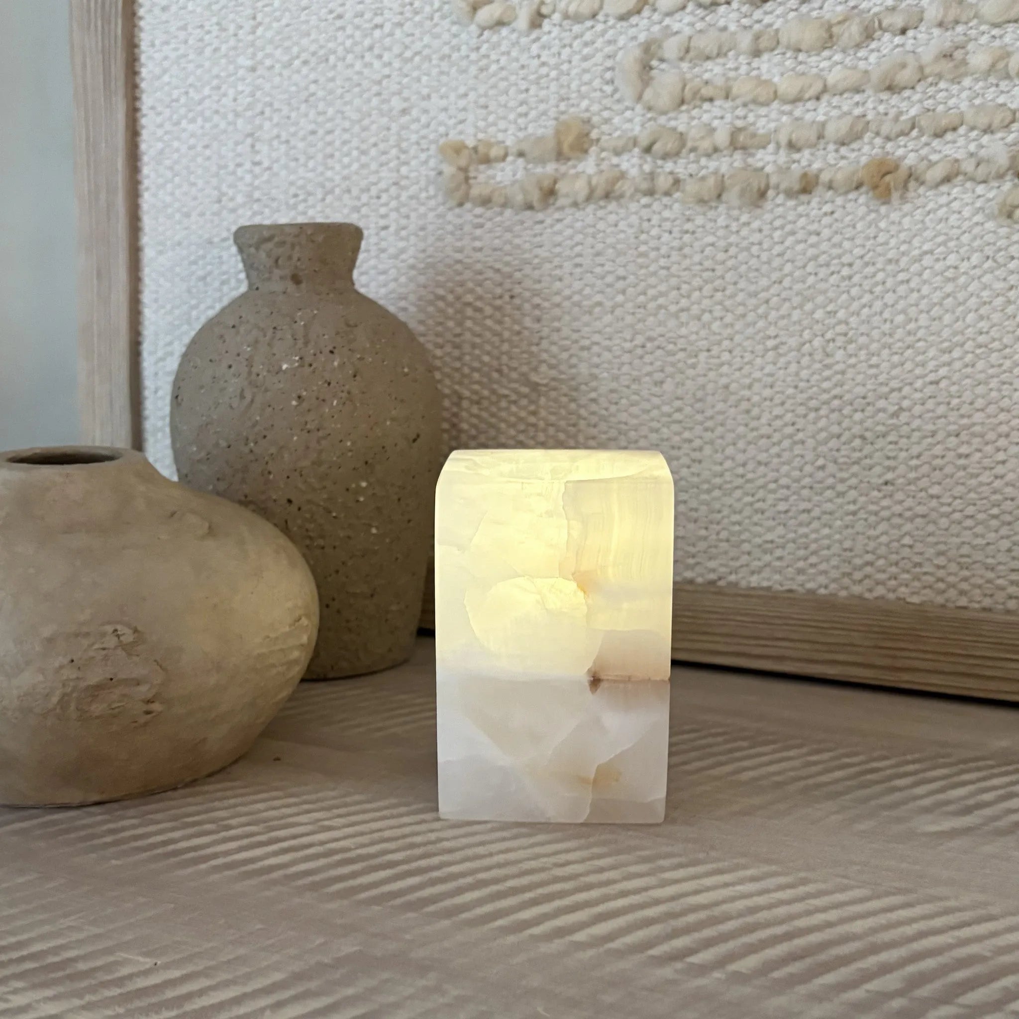 Onyx Tealight Candle Holder