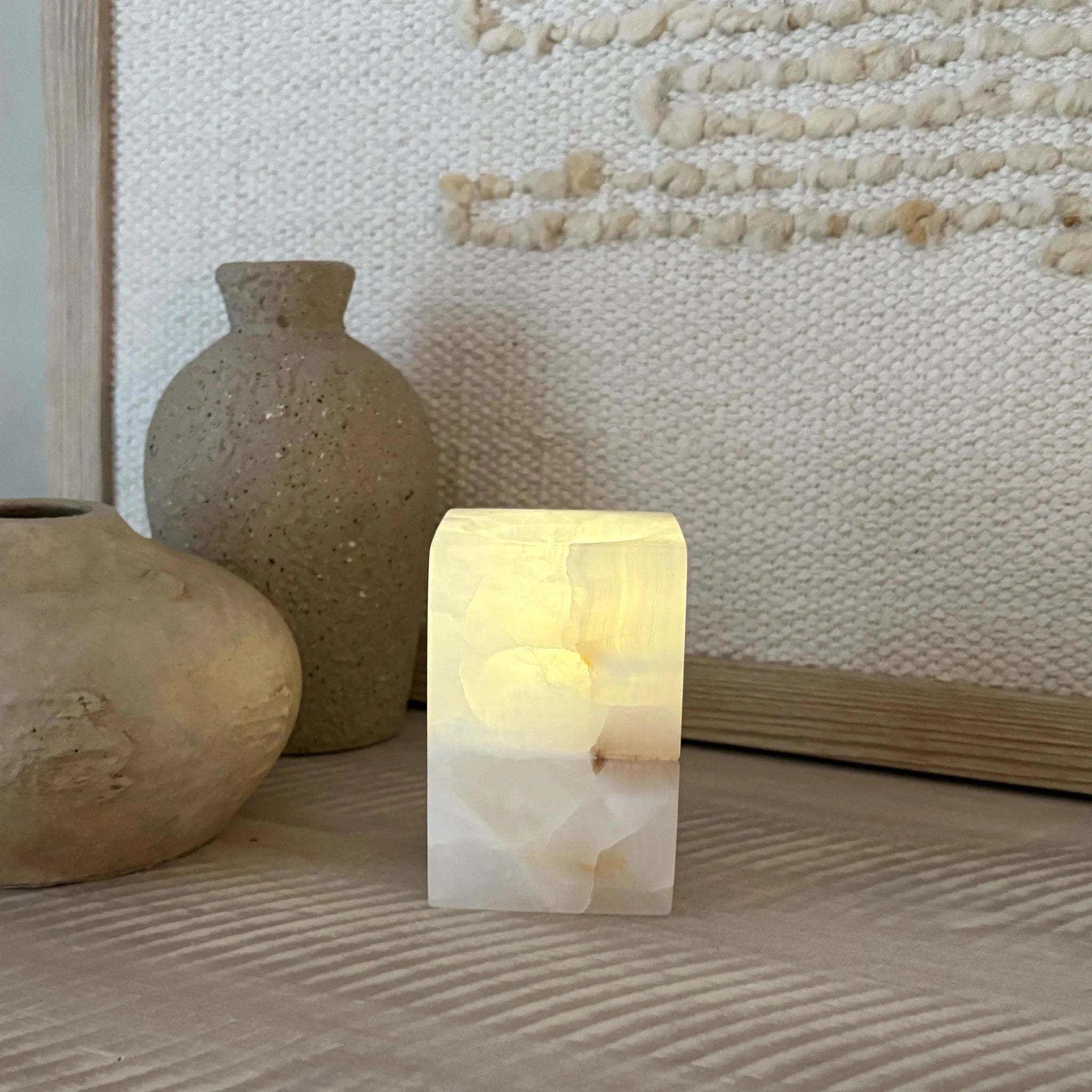 Onyx Tealight Candle Holder