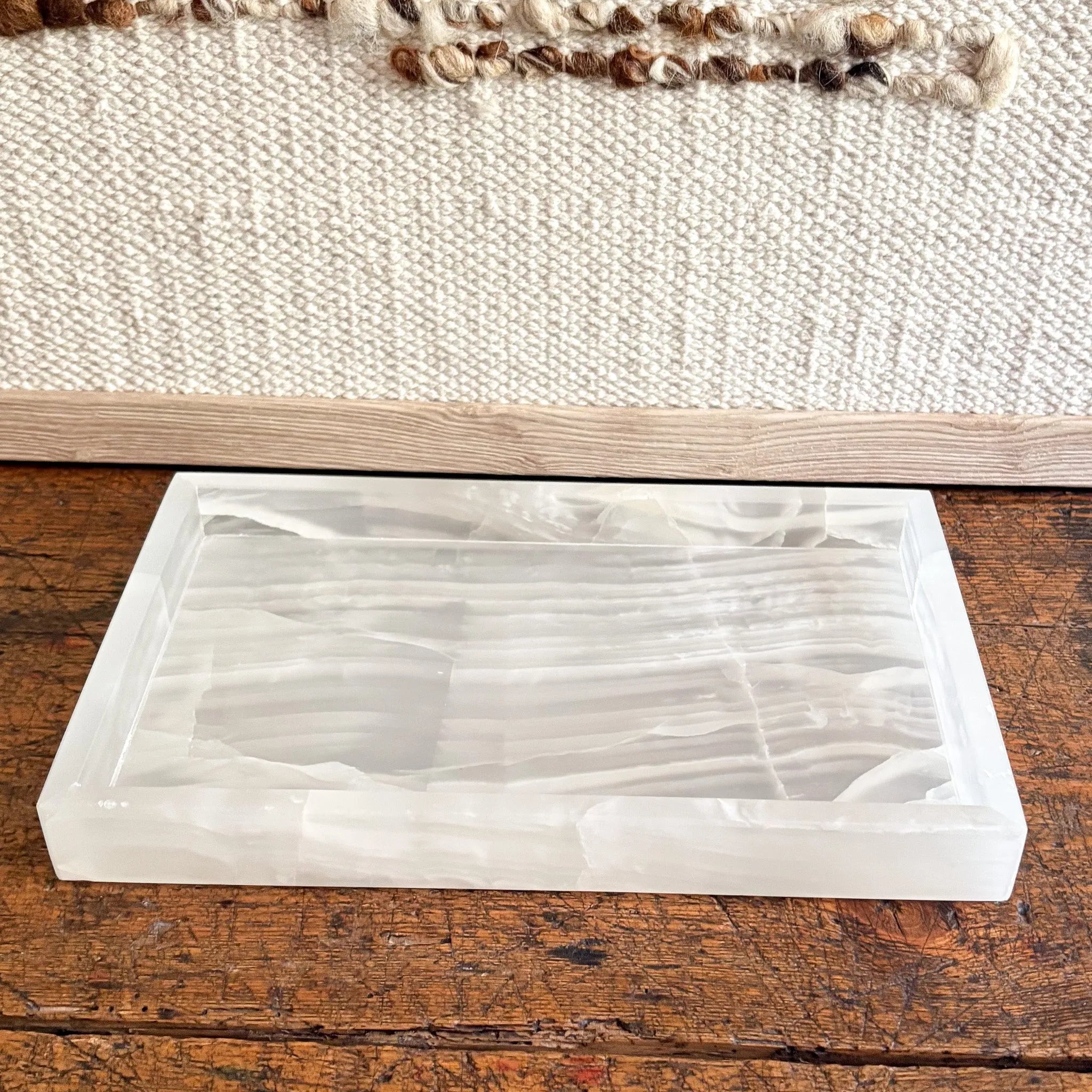 White Onyx Tray