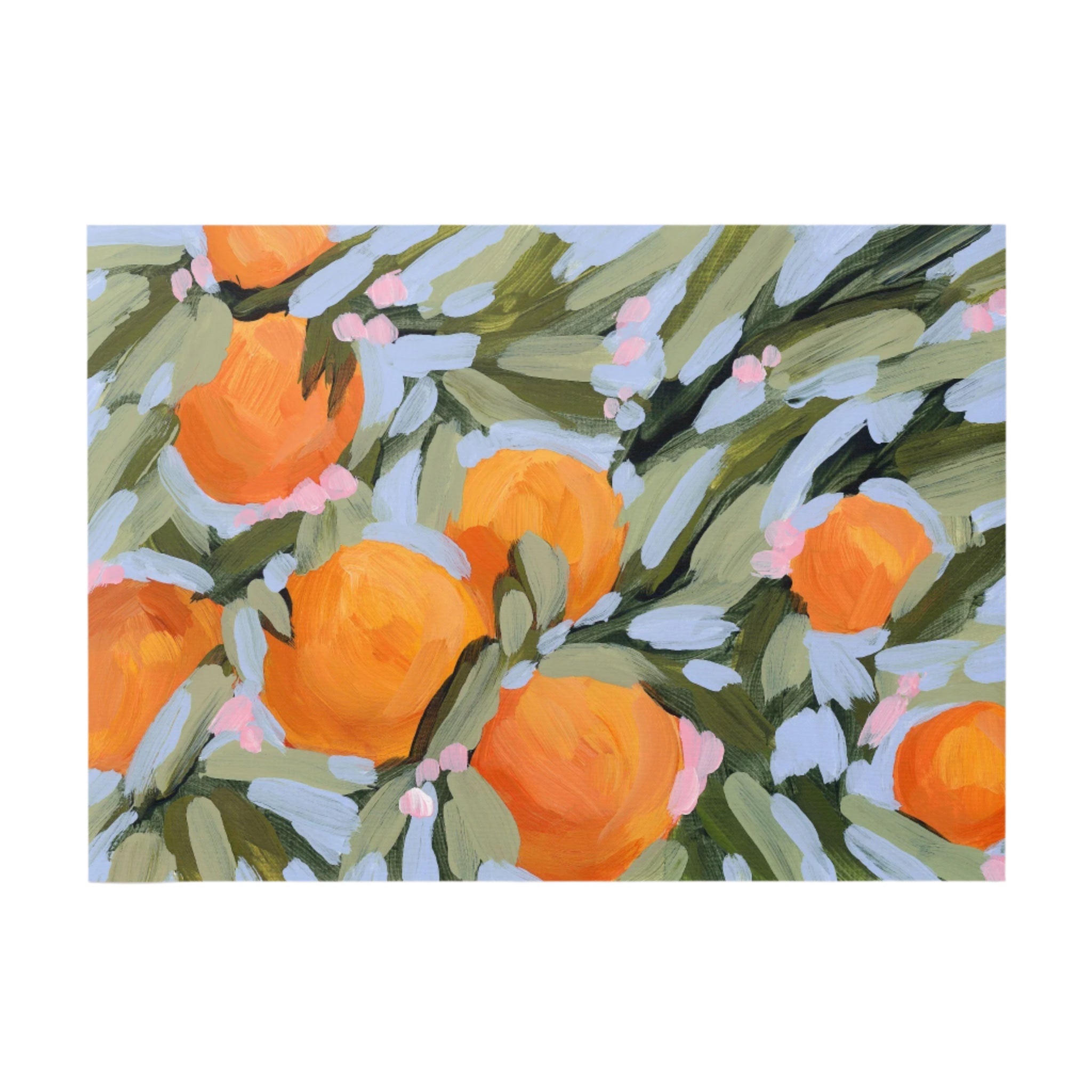 "Oranges and Blossoms" Art Print