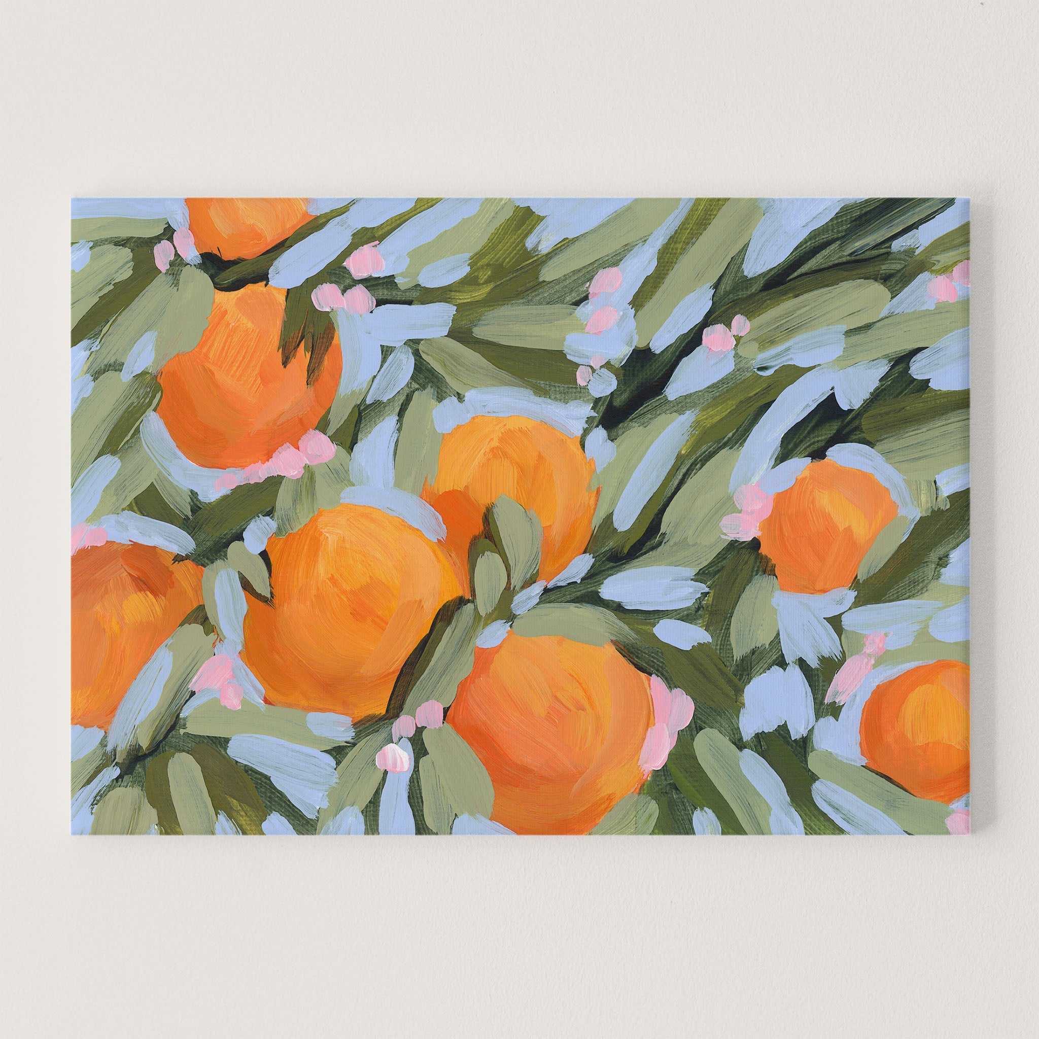 "Oranges and Blossoms" Art Print