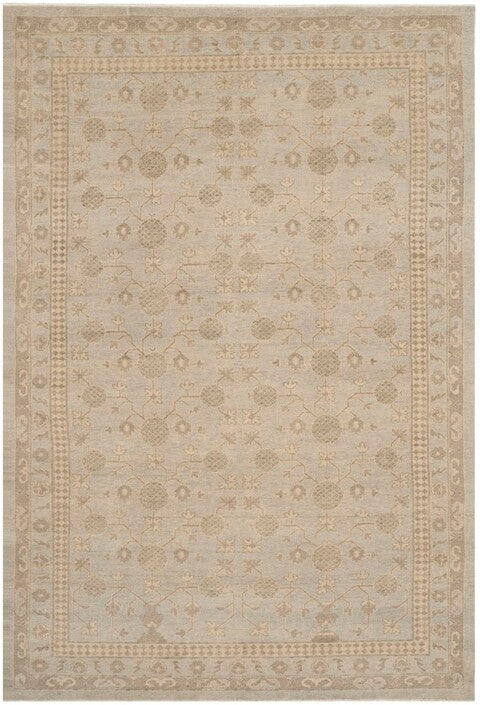 Oushak Wool Rug in Camel