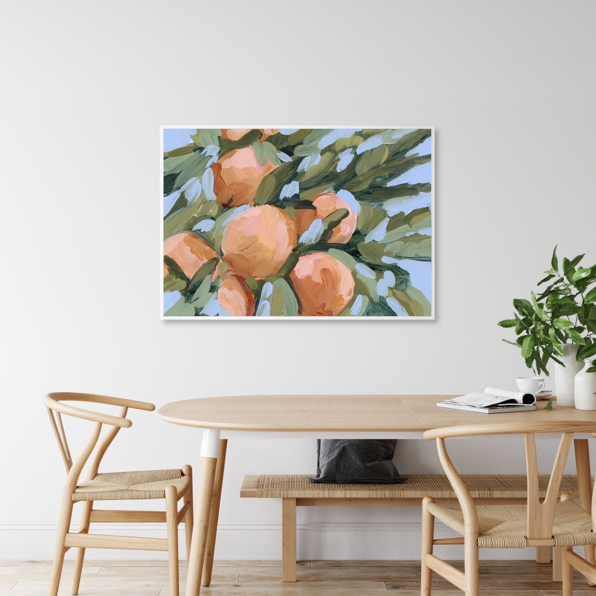 "Peach Tree" Art Print