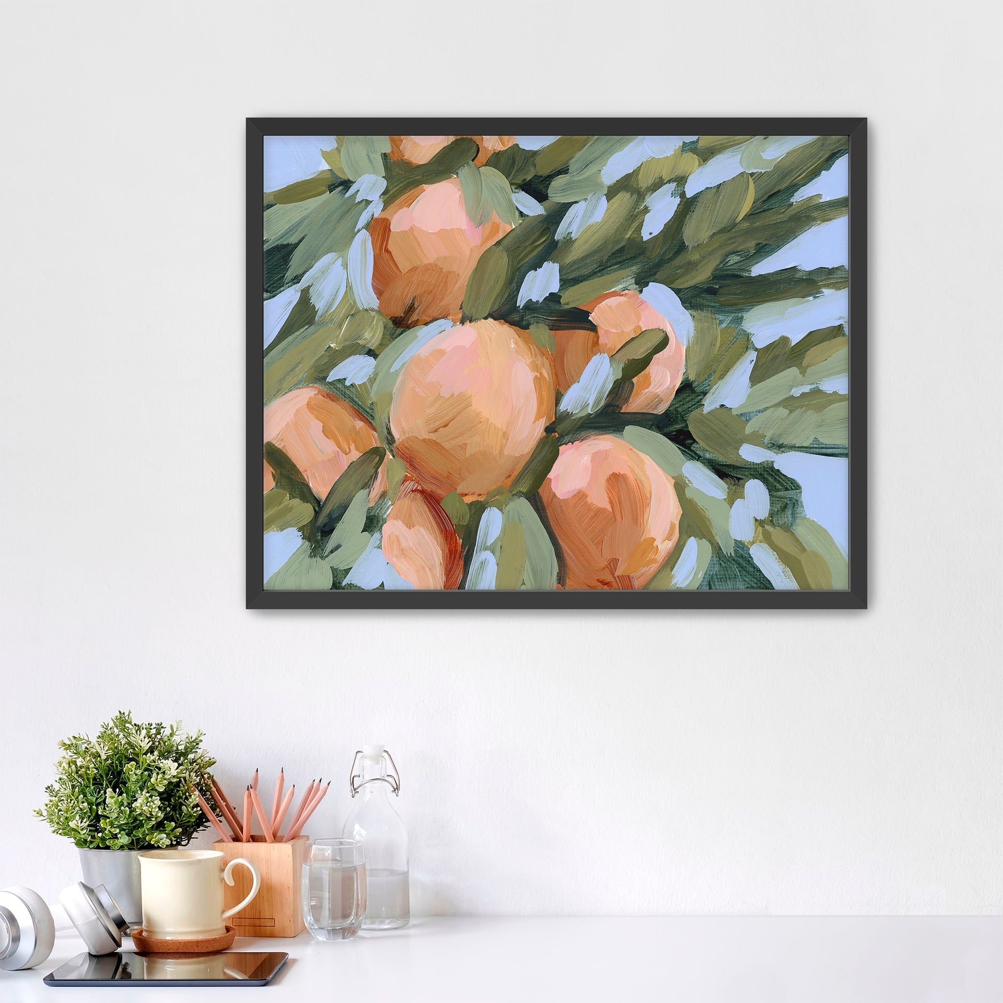 "Peach Tree" Art Print