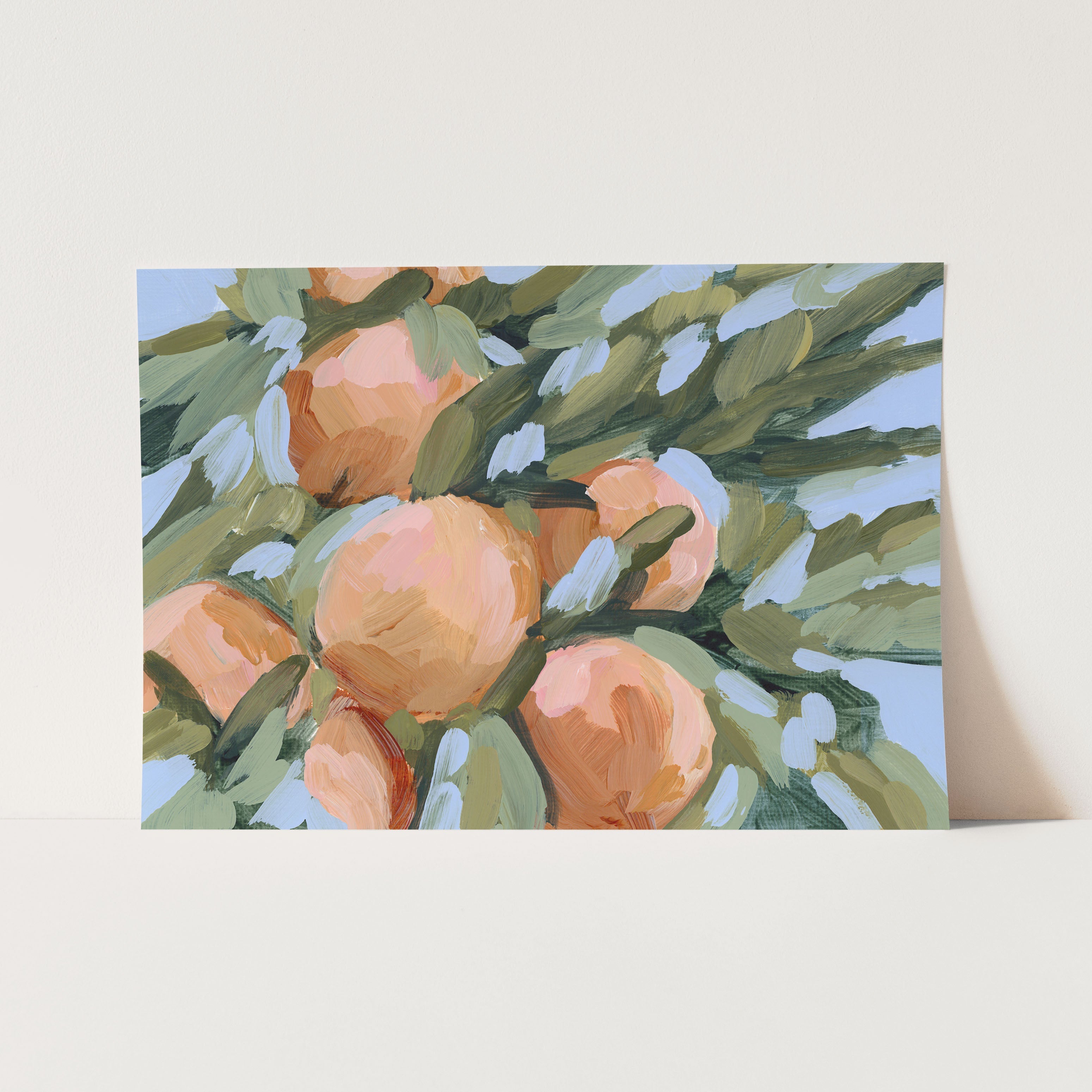 "Peach Tree" Art Print