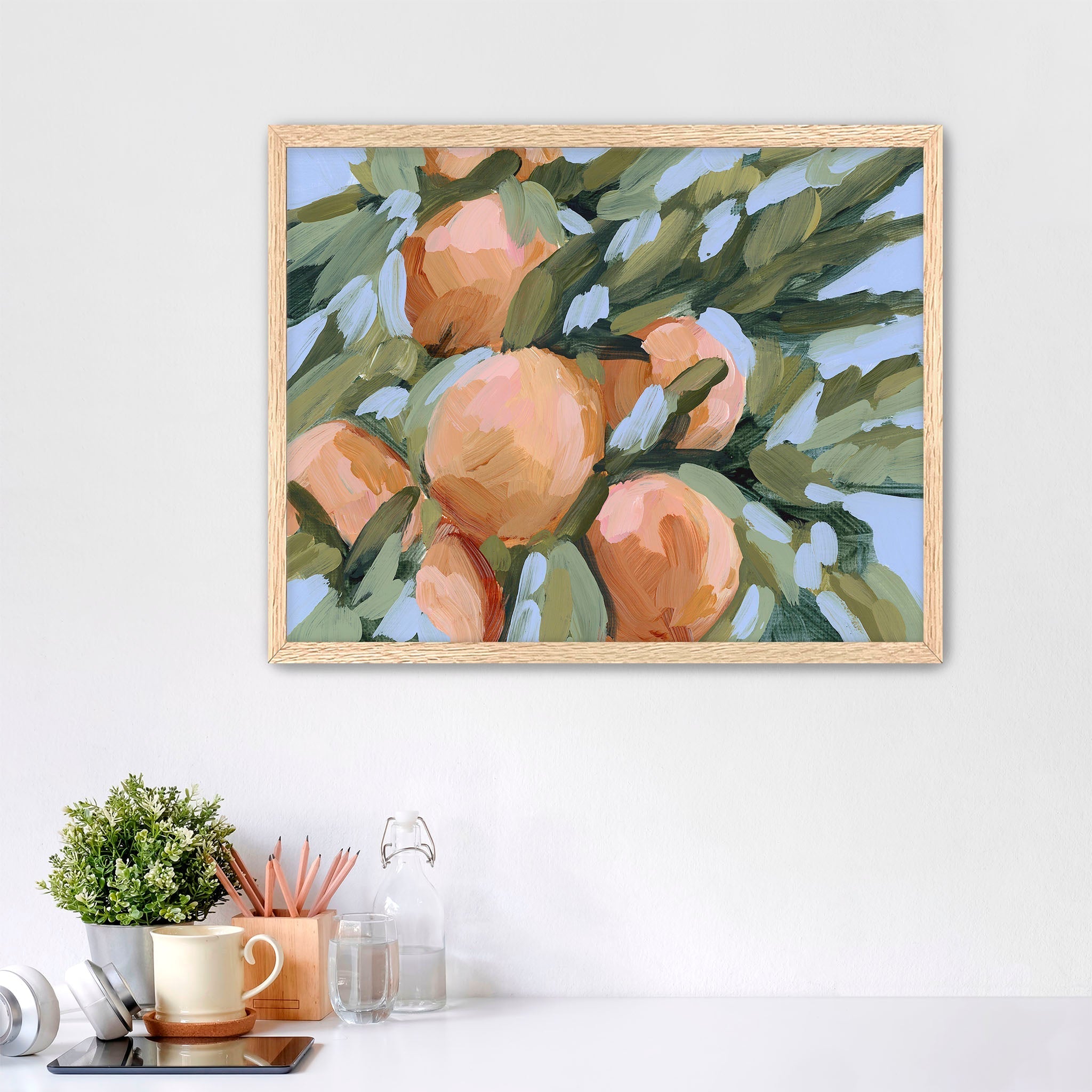 "Peach Tree" Art Print