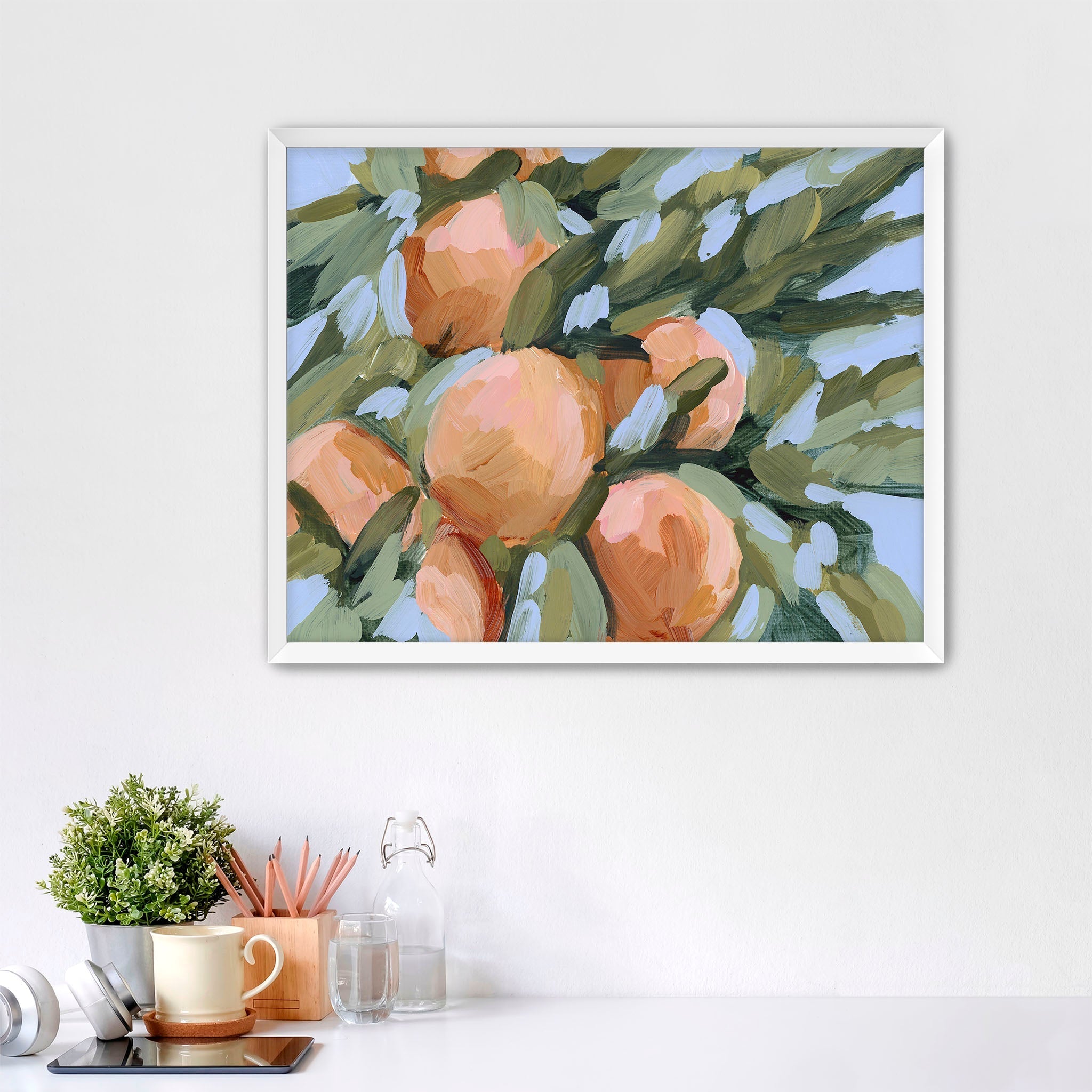 "Peach Tree" Art Print