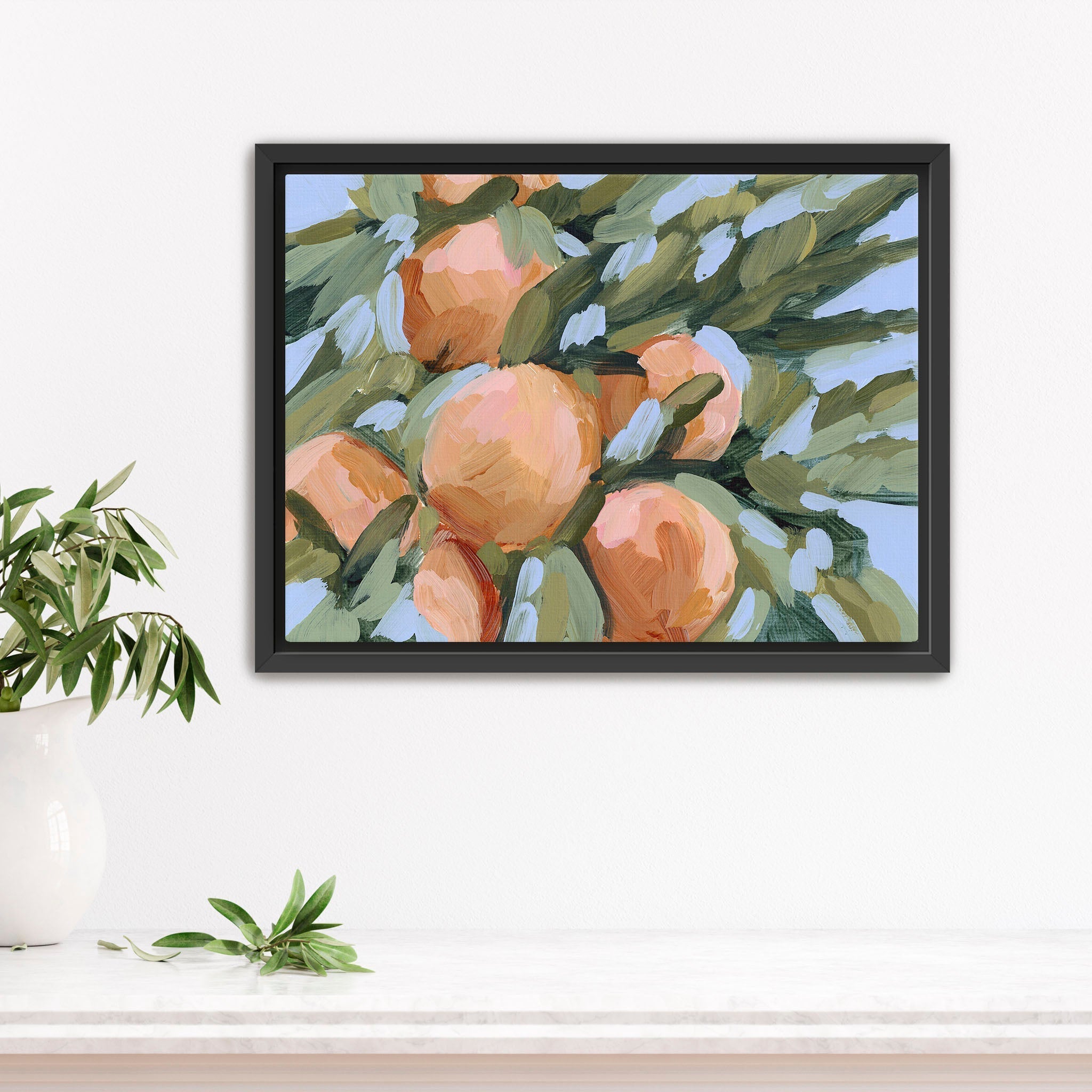 "Peach Tree" Art Print