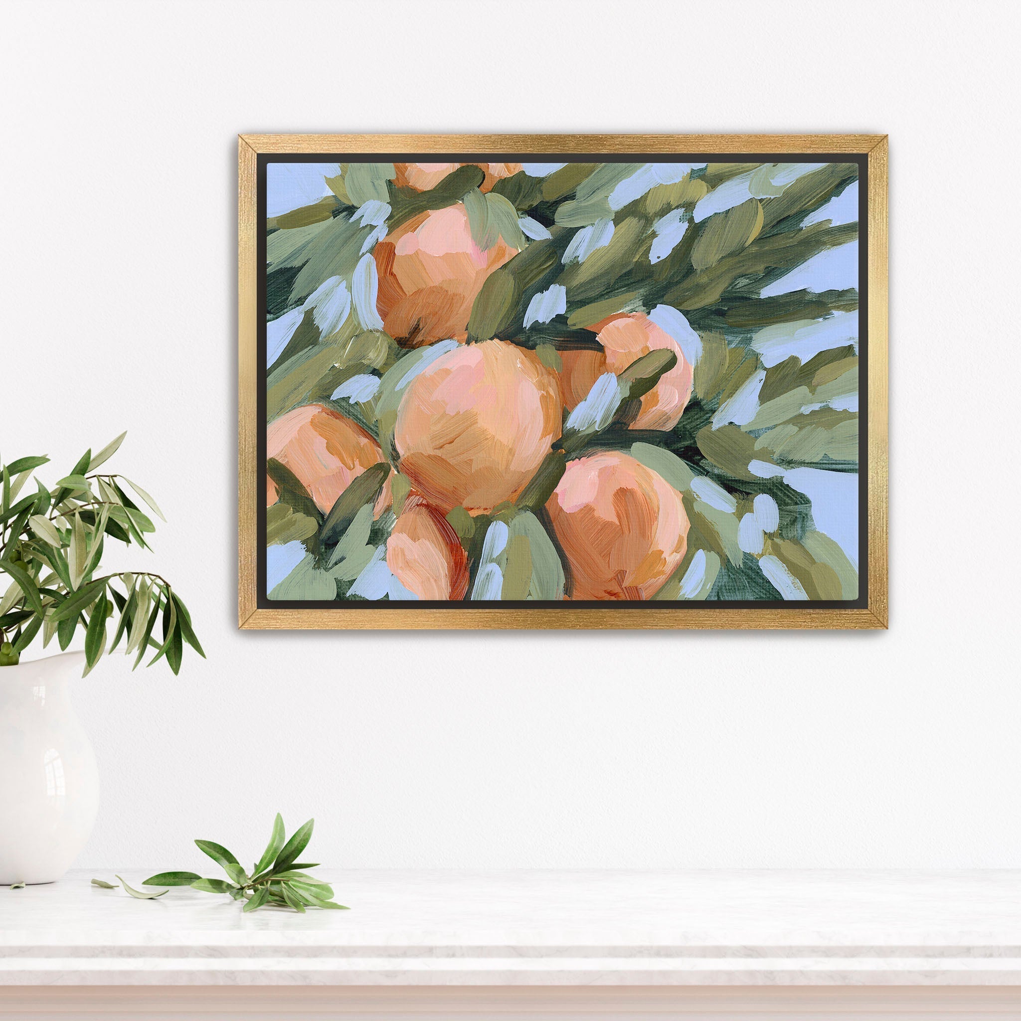 "Peach Tree" Art Print