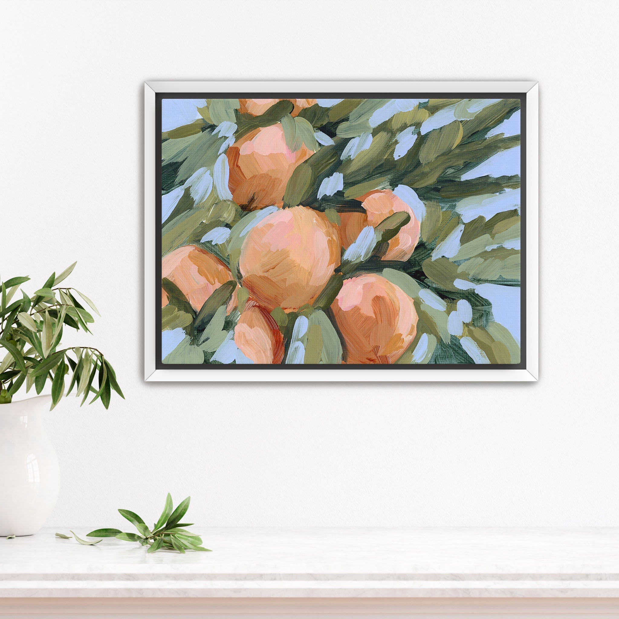 "Peach Tree" Art Print