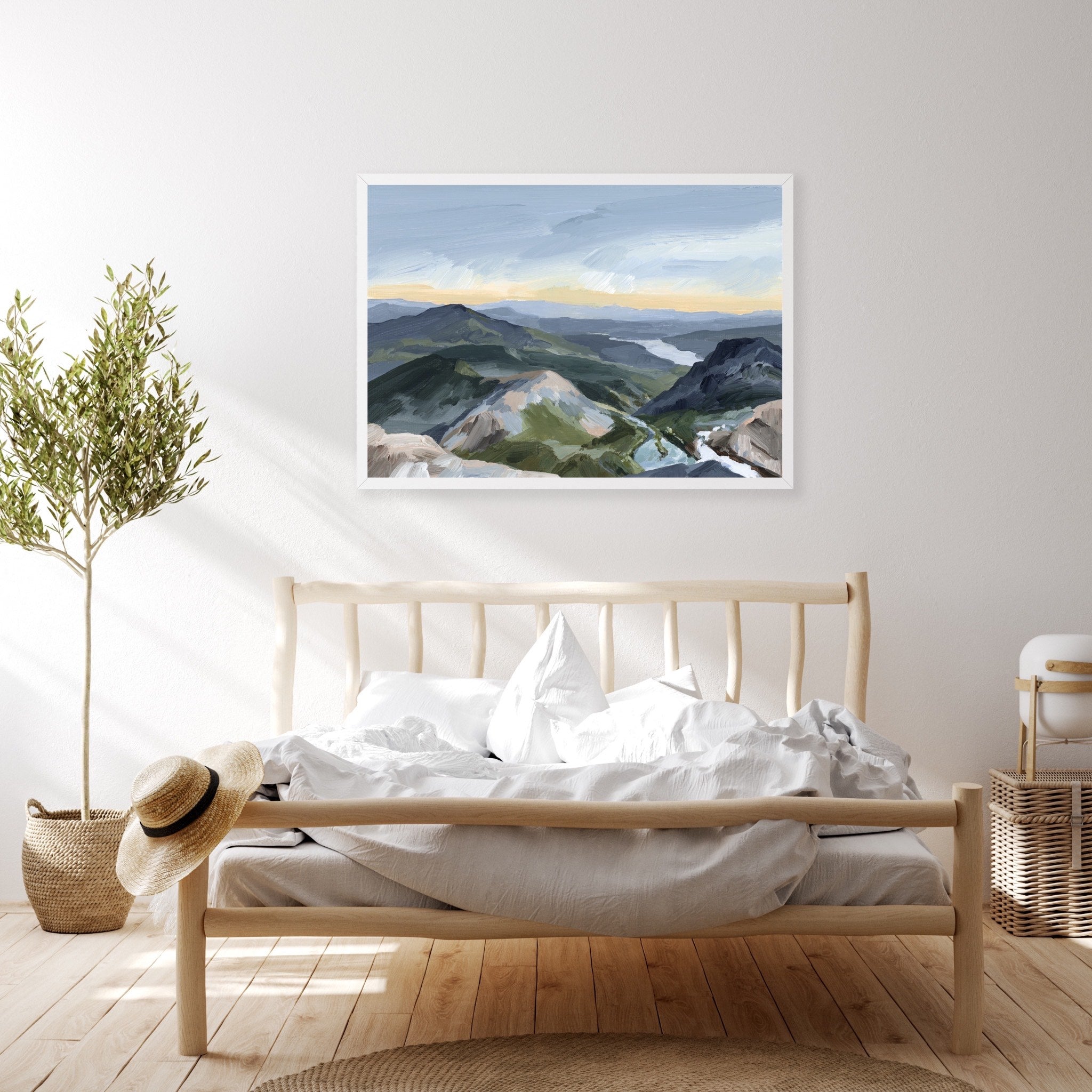 "Peaks and Valleys II" Art Print