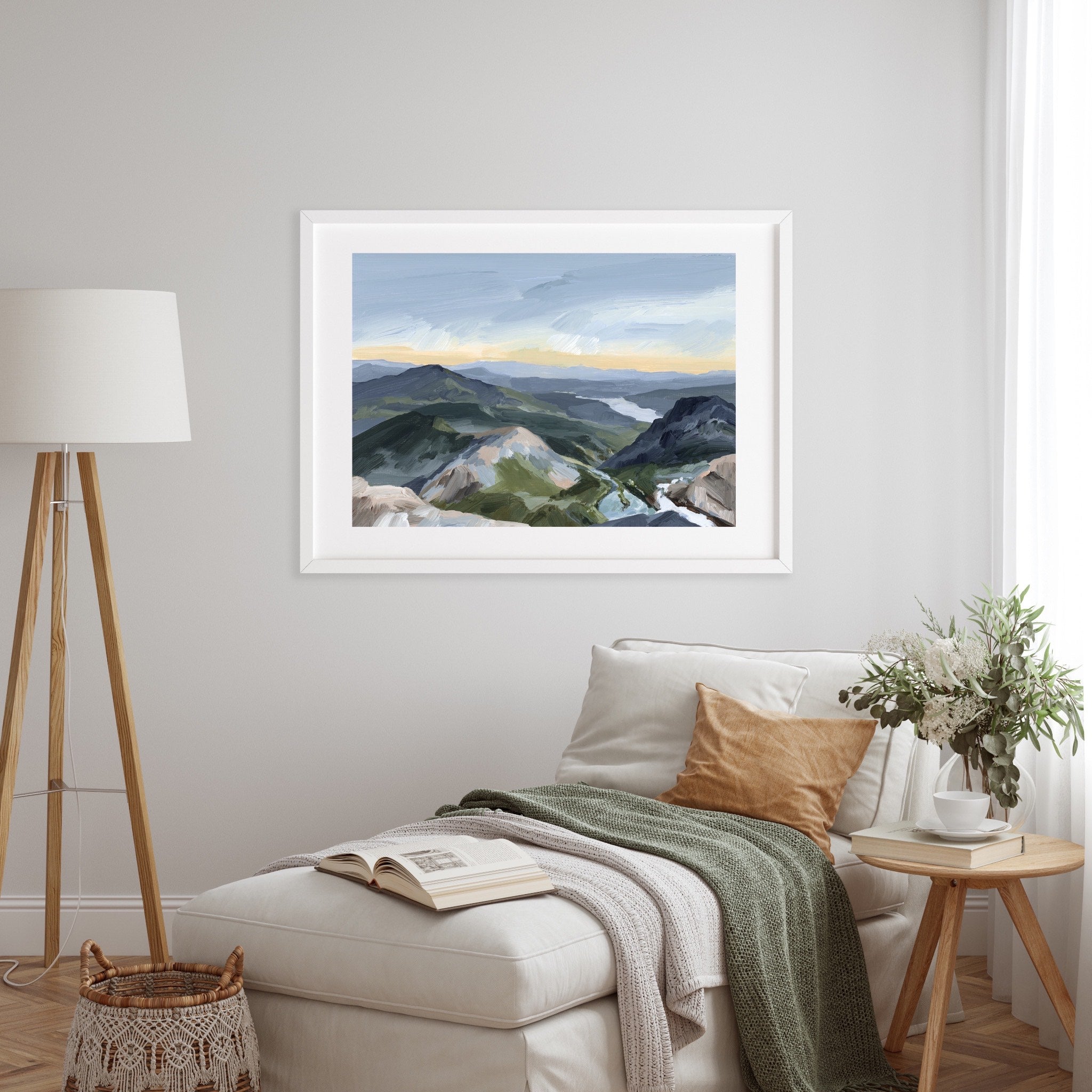 "Peaks and Valleys II" Art Print