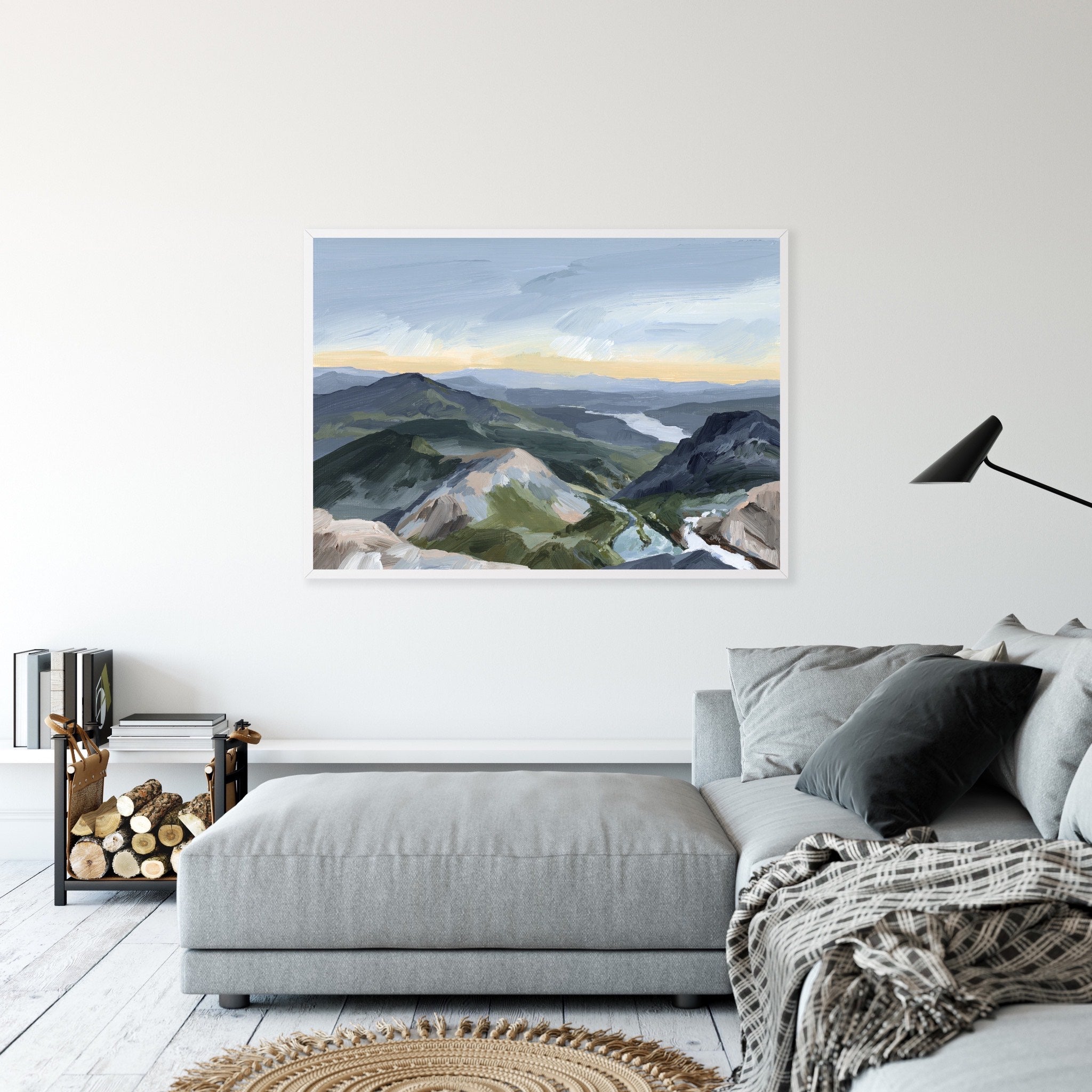 "Peaks and Valleys II" Art Print