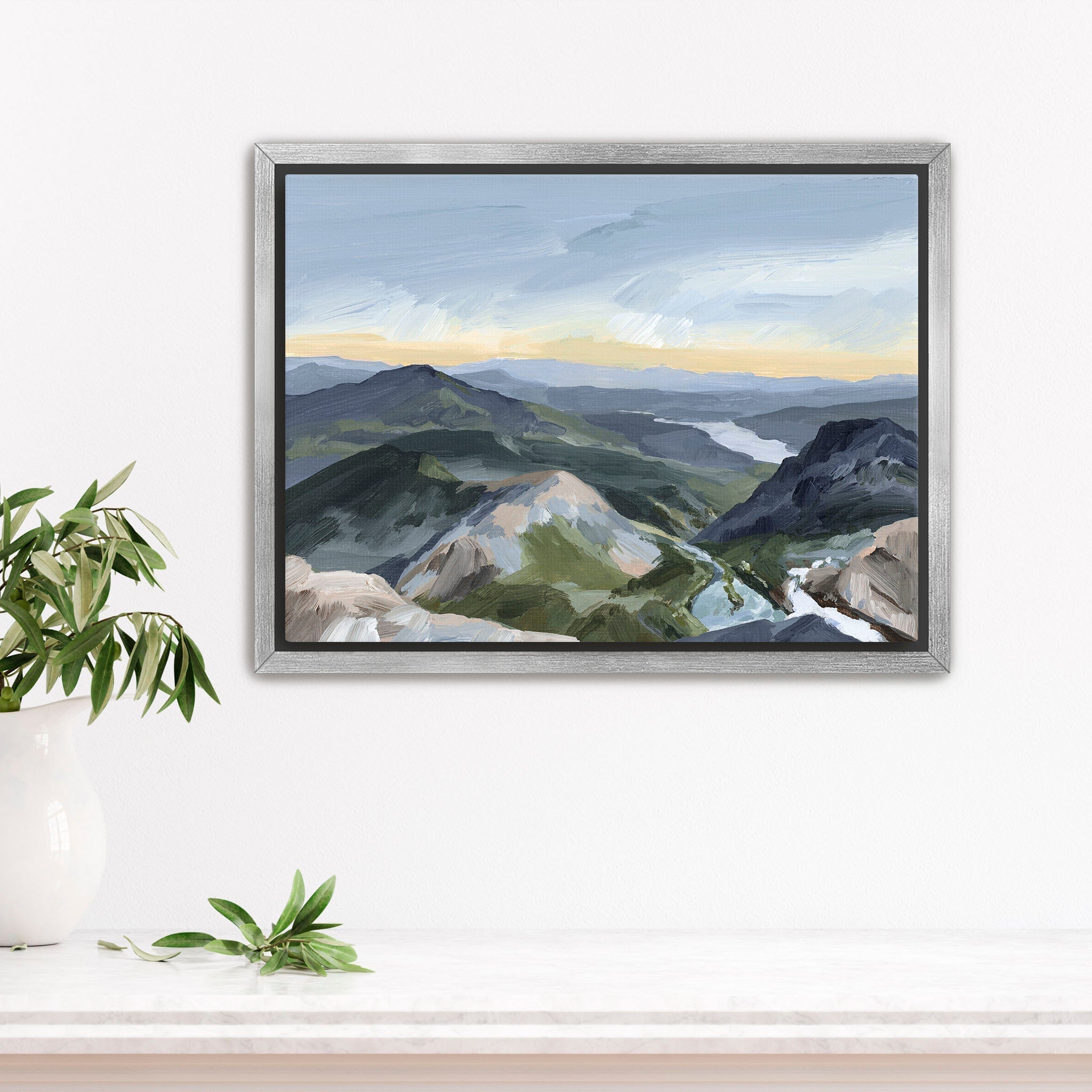 "Peaks and Valleys II" Art Print