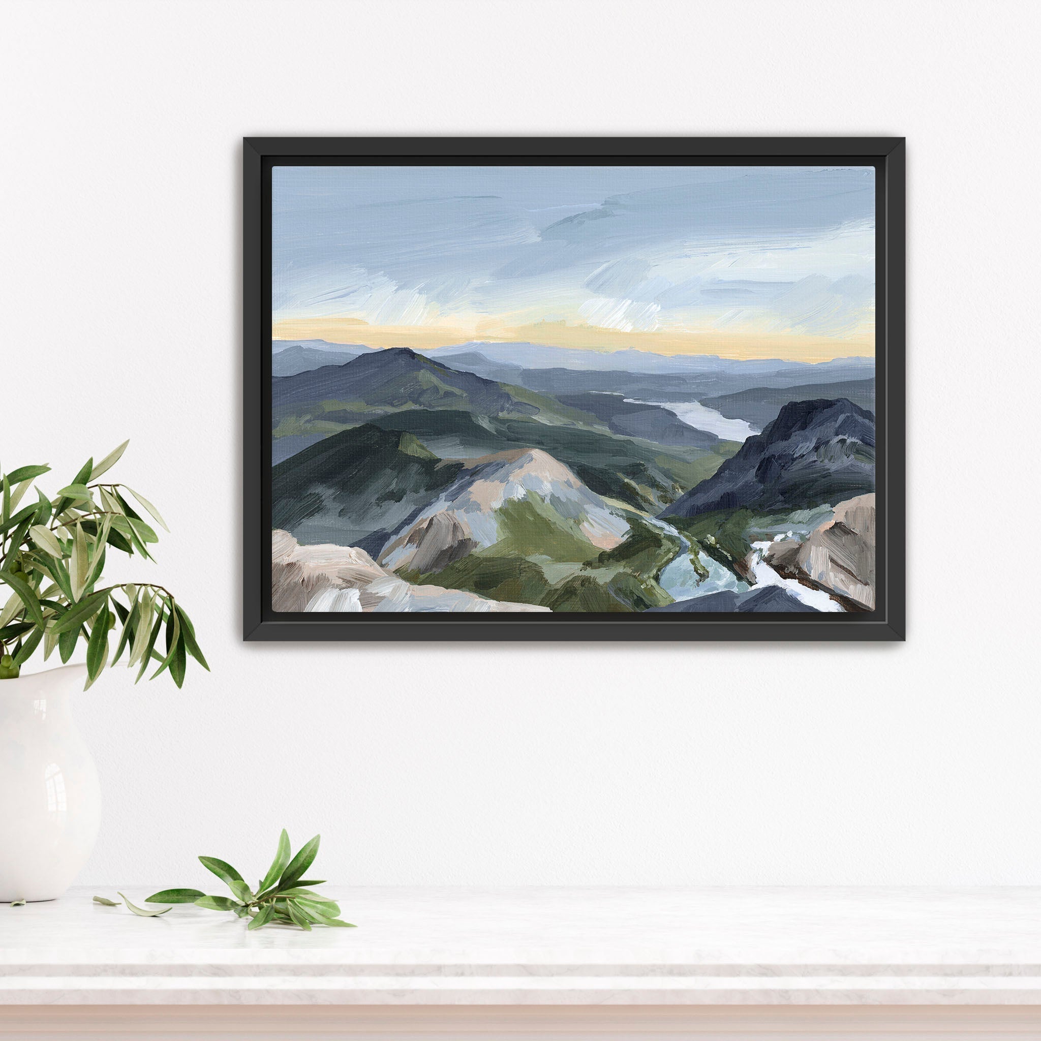 "Peaks and Valleys II" Art Print