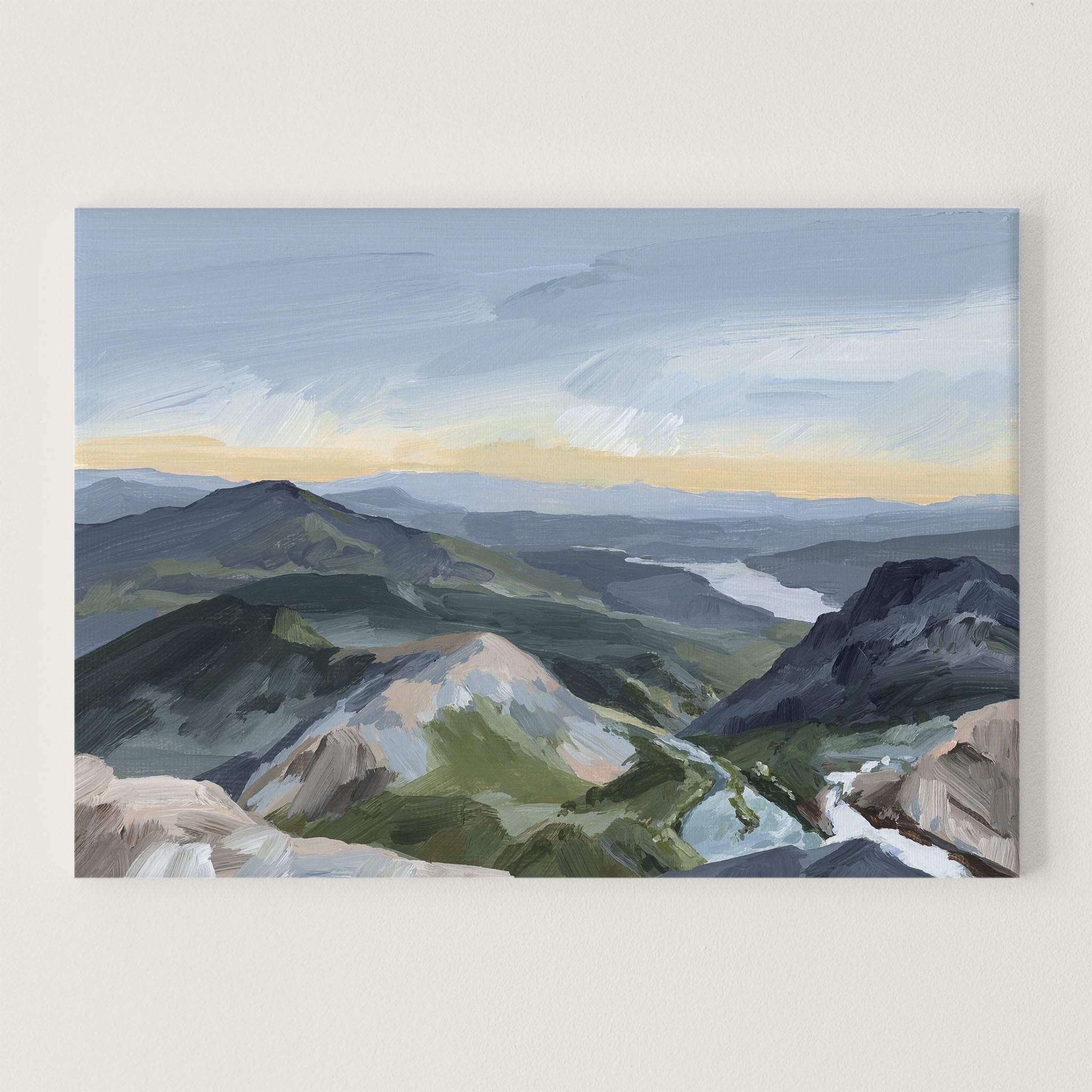 "Peaks and Valleys II" Art Print